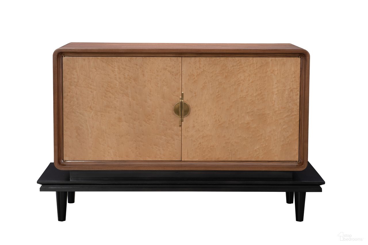 The appearance of Ezekiel Sideboard In Brown/Black/Brass designed by Maitland-Smith in the modern / contemporary interior design. This brown/black/brass piece of furniture was selected by 1StopBedrooms from Maitland Smith Collection to add a touch of cosiness and style into your home. Sku: 8417-51. Material: Walnut.