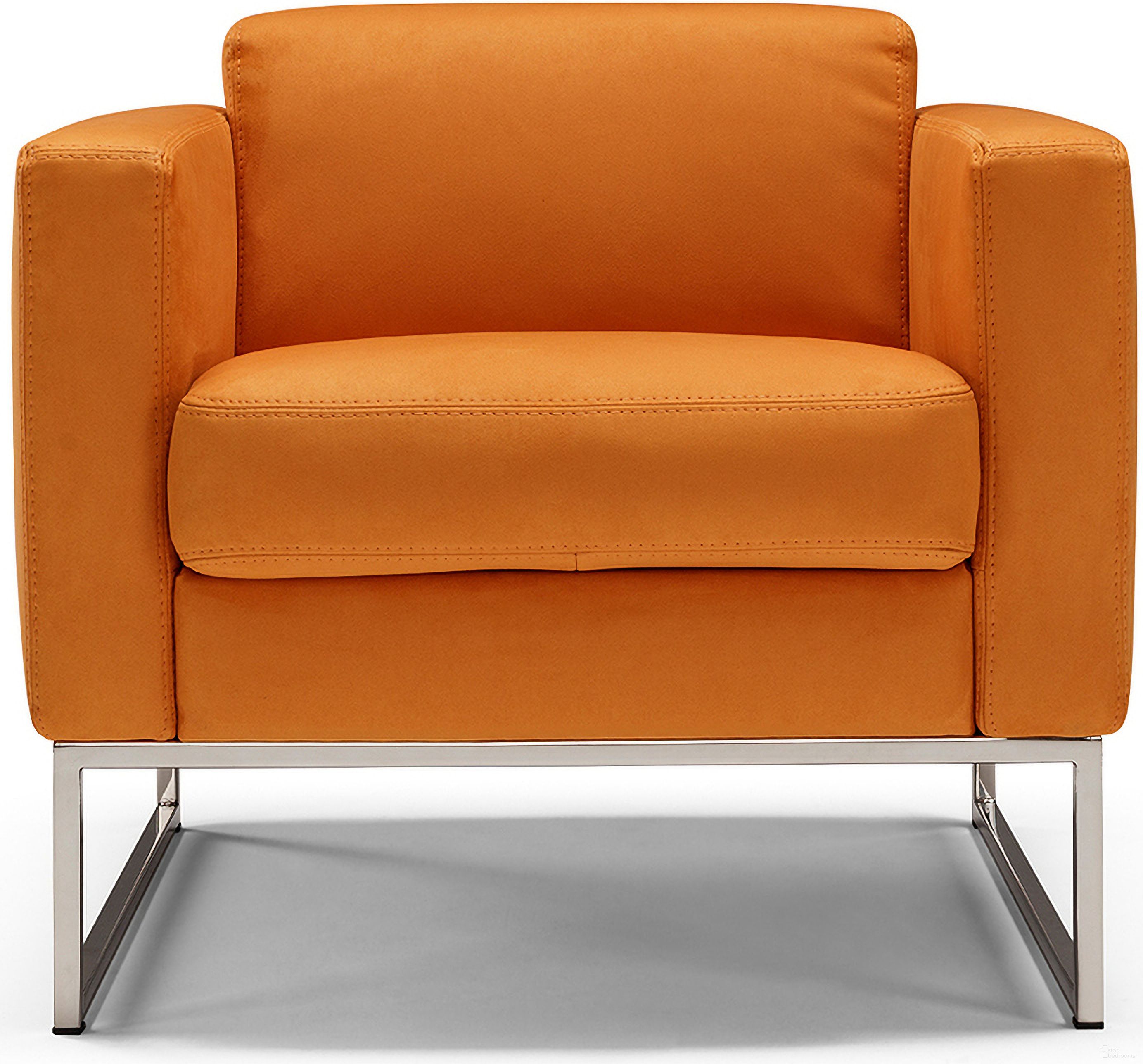 The appearance of Fabia Chair In Orange Novabuk designed by Bellini Modern Living in the modern / contemporary interior design. This orange piece of furniture was selected by 1StopBedrooms from Fabia Collection to add a touch of cosiness and style into your home. Sku: Fabia OR. Material: Polypropylene.