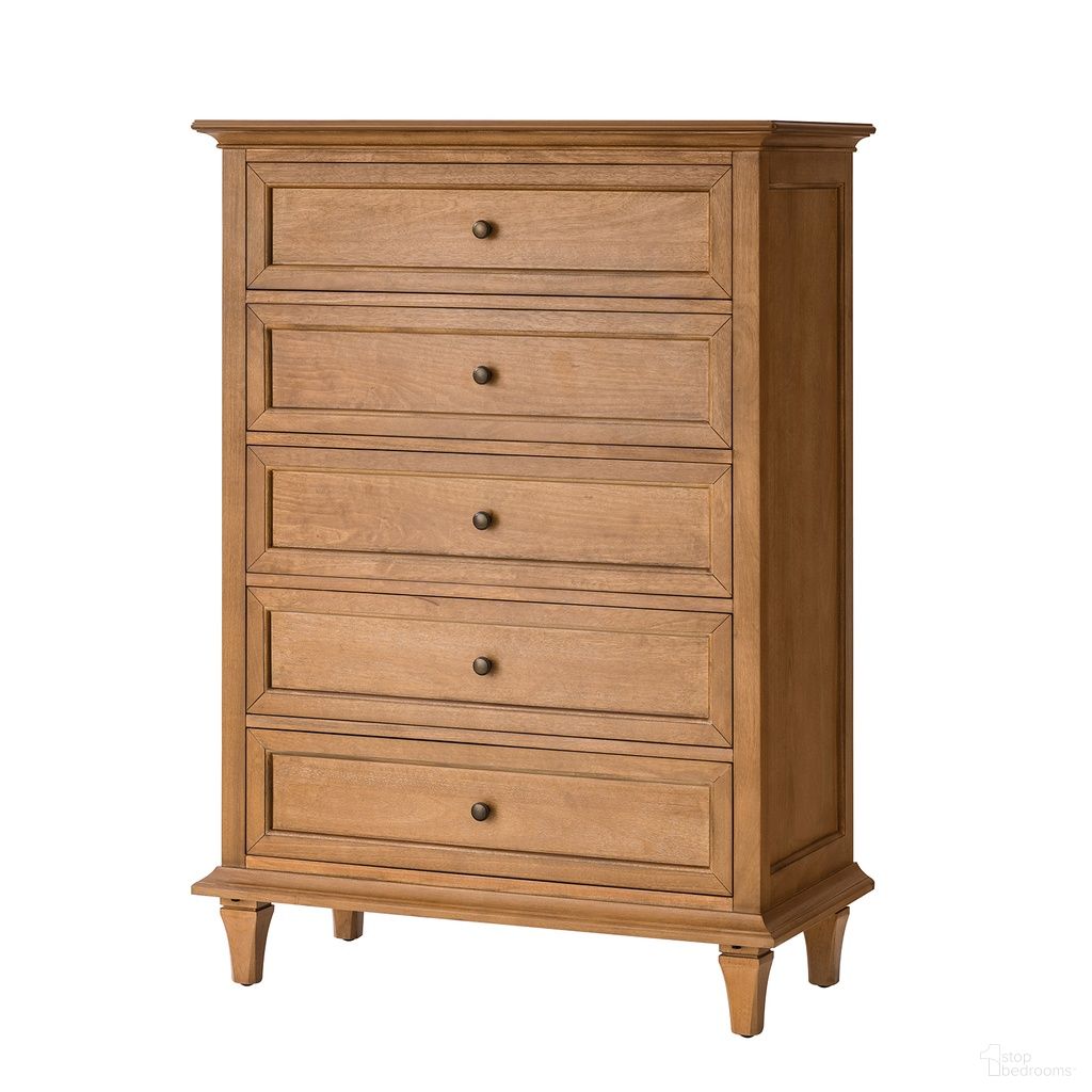 The appearance of Fabien 5-Drawer Dresser In Teak designed by Karat Home in the modern / contemporary interior design. This teak piece of furniture was selected by 1StopBedrooms from Fabien Collection to add a touch of cosiness and style into your home. Sku: DSGG1460-TEK. Material: Solid Wood.