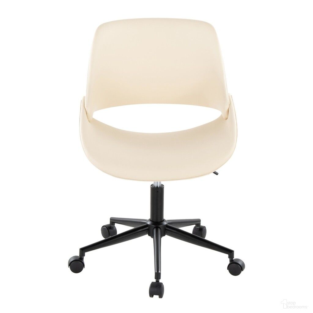 The appearance of Fabrico Office Chair In Black and Cream designed by Lumisource in the modern / contemporary interior design. This black and cream piece of furniture was selected by 1StopBedrooms from Fabrizzi Collection to add a touch of cosiness and style into your home. Sku: OC-FBCOPU1 BKCR1. Material: Foam.