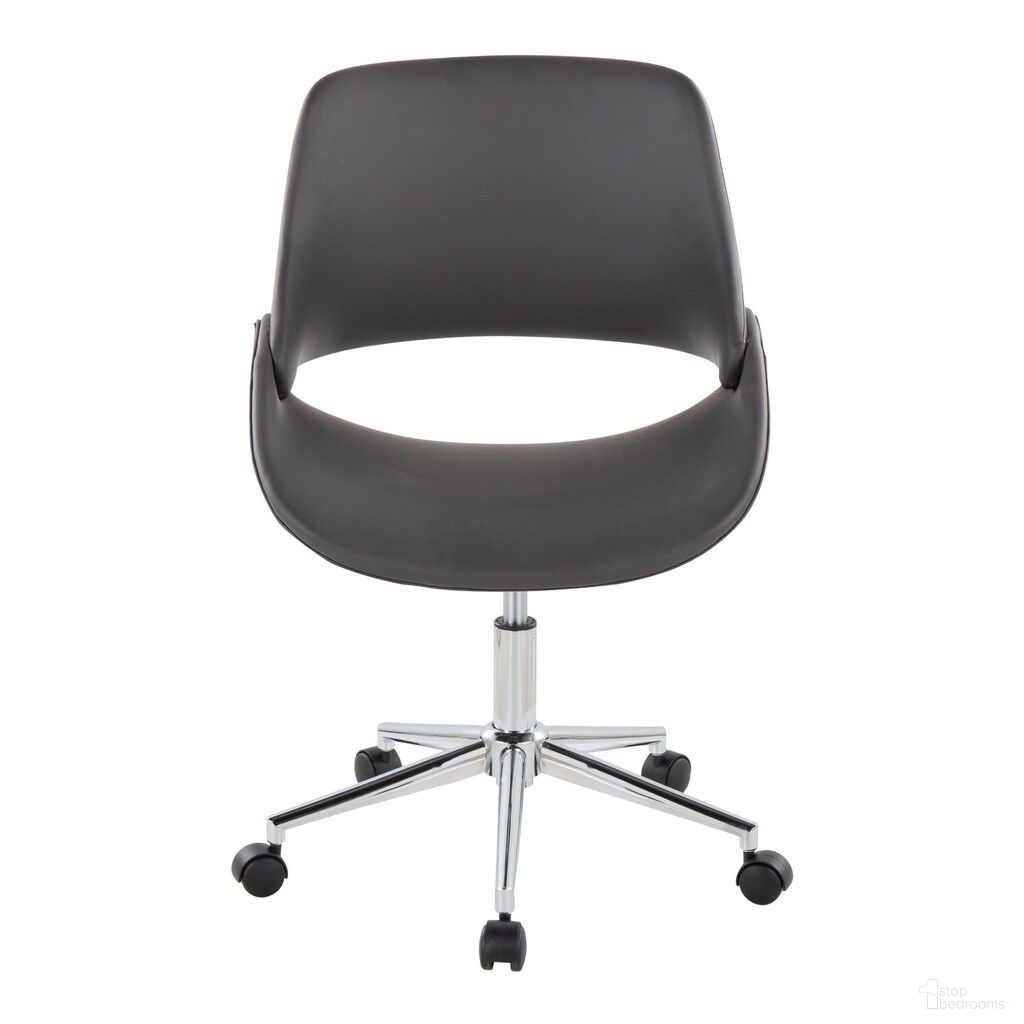Fabrico Office Chair In Grey and Chrome