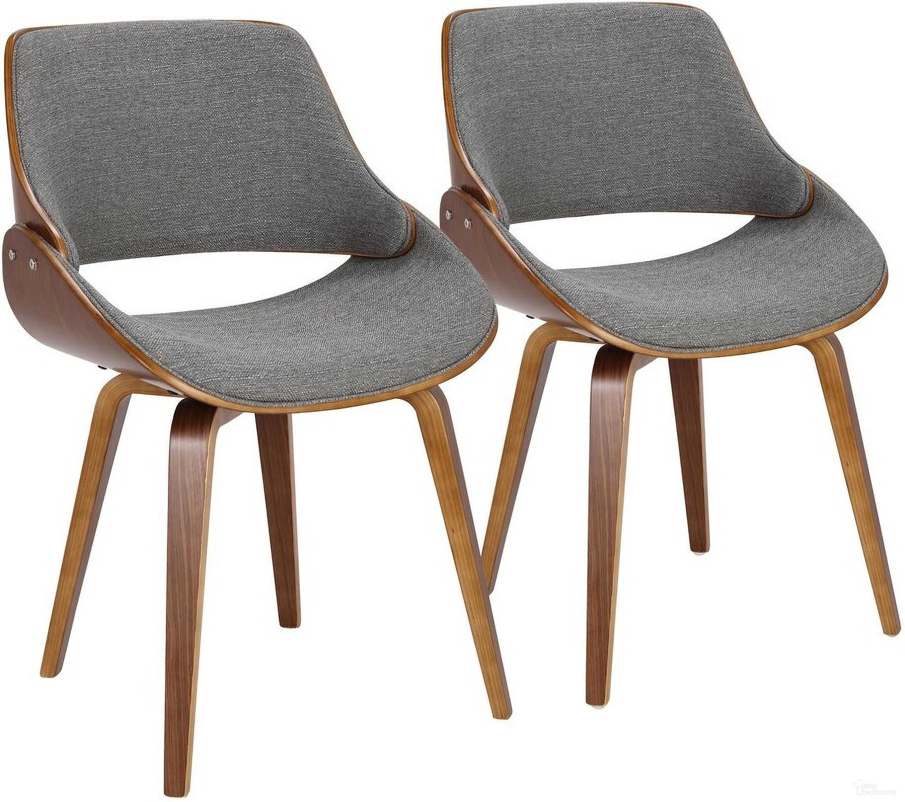 The appearance of Fabrizzi Chair Set of 2 In Grey designed by Lumisource in the transitional interior design. This grey piece of furniture was selected by 1StopBedrooms from Fabrizzi Collection to add a touch of cosiness and style into your home. Sku: CH-FBZZF-HLBW2 WLWLGY2. Material: Wood. Chair Type: Side Chair.