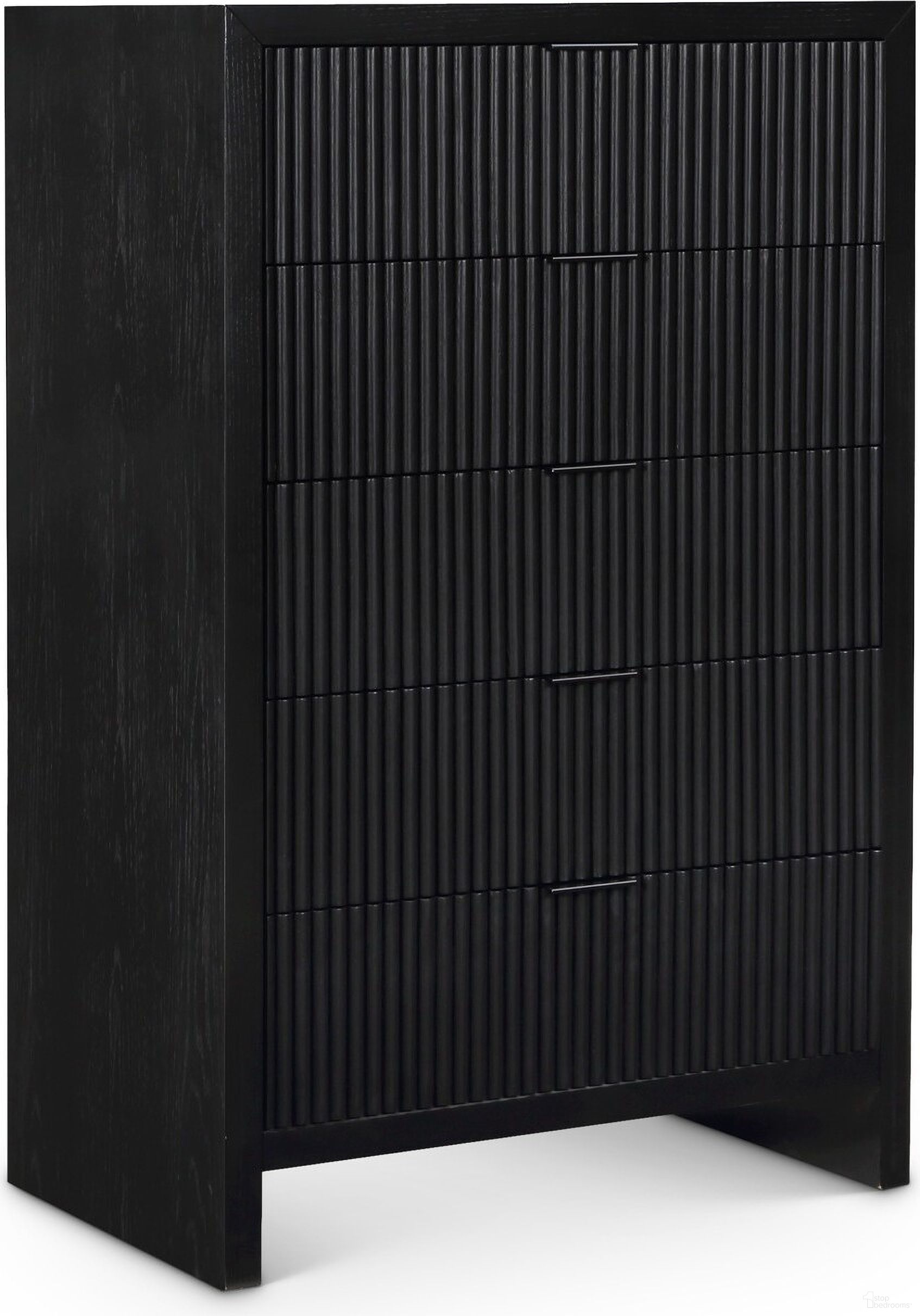 The appearance of Fairfax Chest In Black designed by Meridian in the modern / contemporary interior design. This black piece of furniture was selected by 1StopBedrooms from Fairfax Collection to add a touch of cosiness and style into your home. Sku: 311Black-CH. Material: Rubberwood.