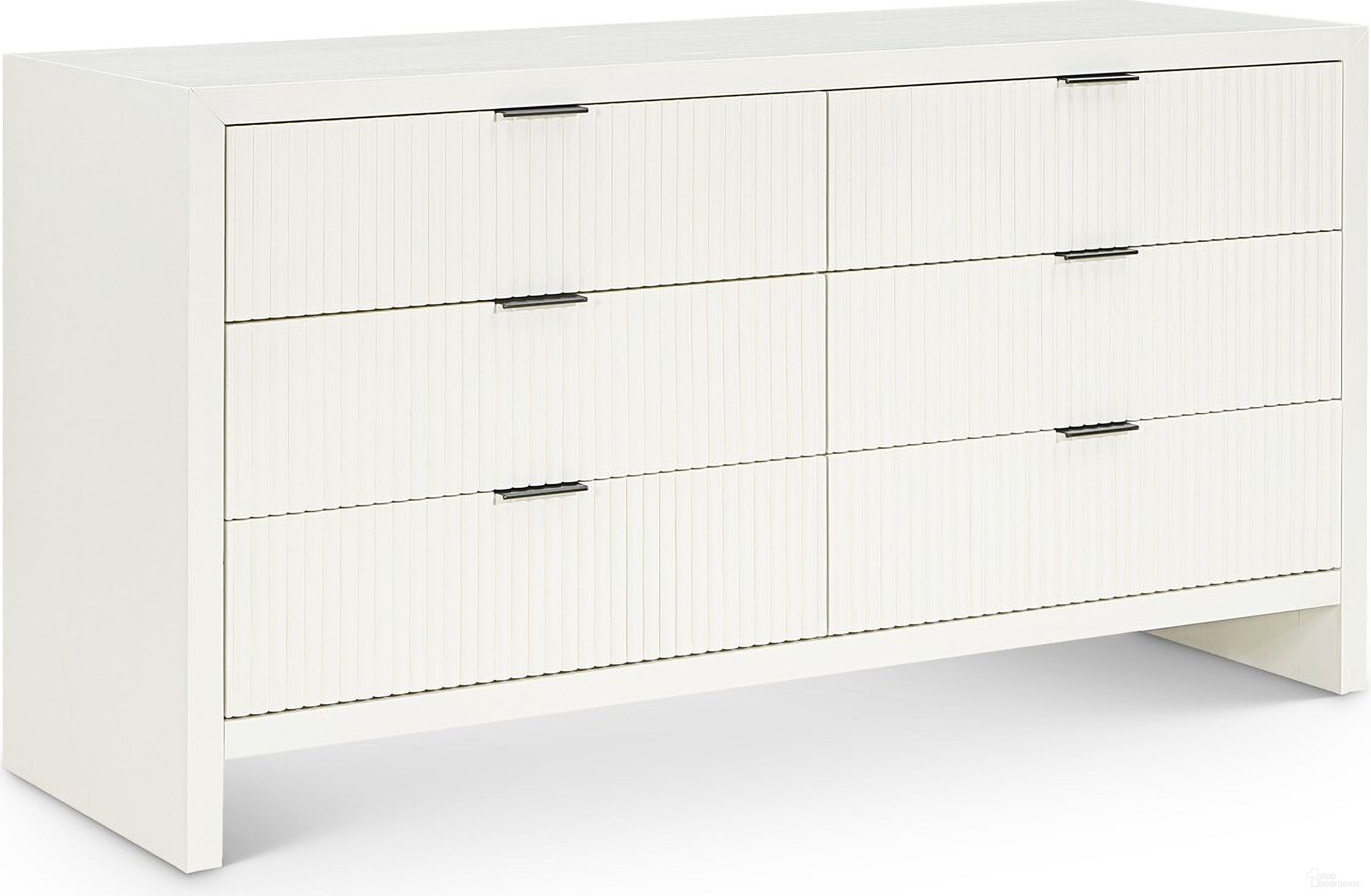 The appearance of Fairfax Dresser In Cream designed by Meridian in the modern / contemporary interior design. This cream piece of furniture  was selected by 1StopBedrooms from Fairfax Collection to add a touch of cosiness and style into your home. Sku: 311Cream-D. Material: Rubberwood.
