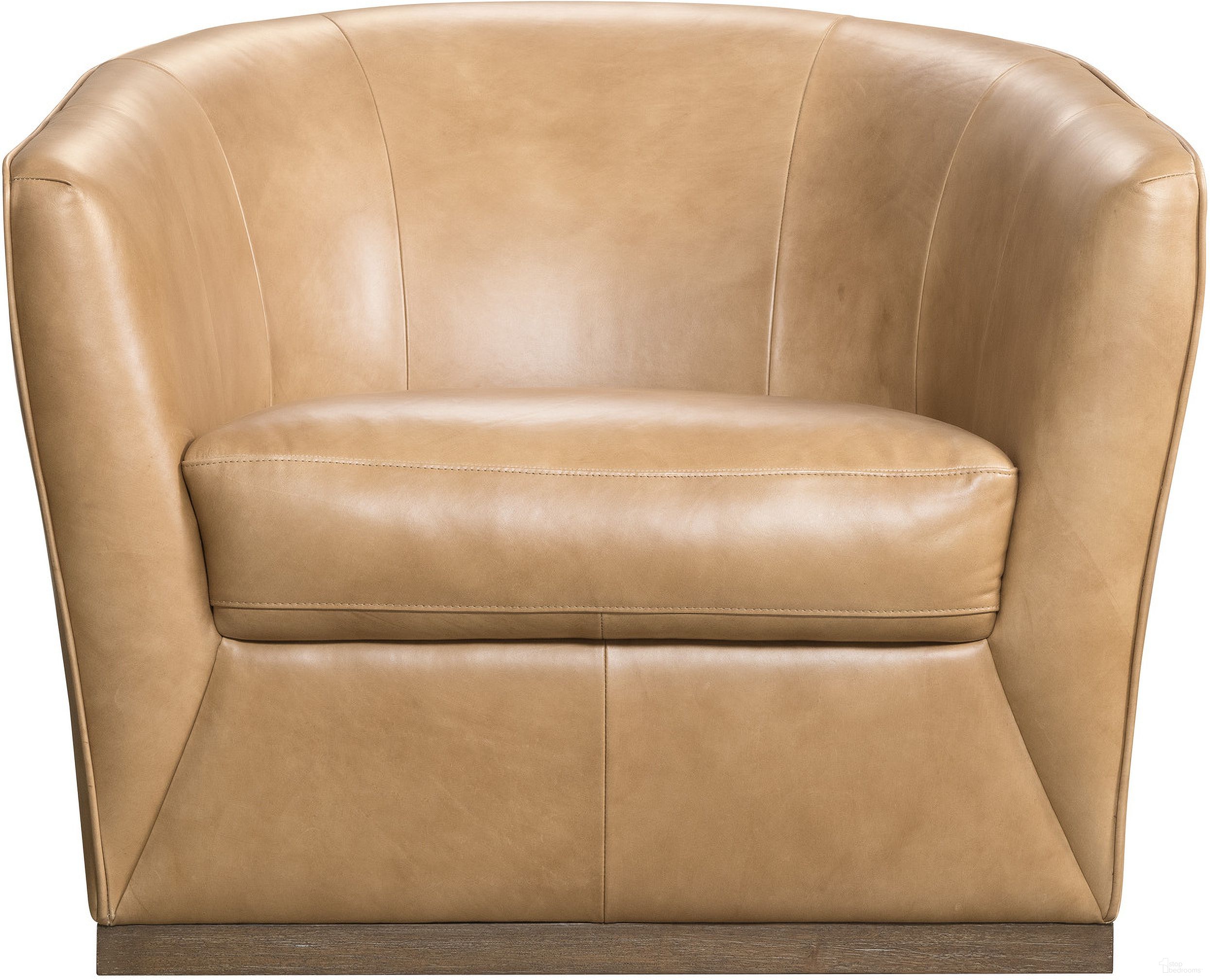 The appearance of Fairfax Swivel Chair In Light Brown designed by Hooker in the transitional interior design. This light brown piece of furniture was selected by 1StopBedrooms from Fairfax Collection to add a touch of cosiness and style into your home. Sku: SS225-SW-080. Material: Leather.