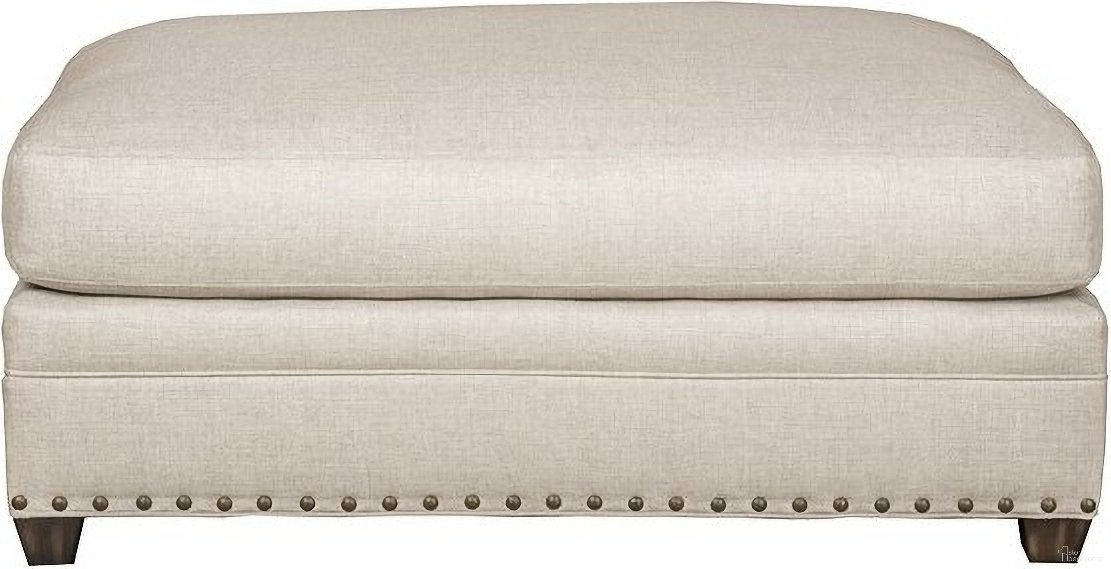 The appearance of Fairgrove Ottoman and Half In Tan designed by Vanguard Furniture in the transitional interior design. This tan piece of furniture was selected by 1StopBedrooms from Fairgrove Collection to add a touch of cosiness and style into your home. Sku: 652-OTH_152997_W-AA_TapCyl_09Nail. Material: Polyester.