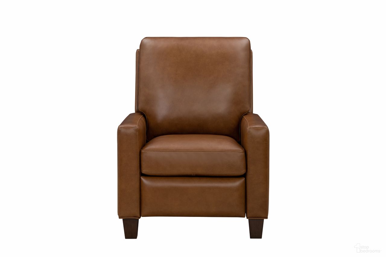 The appearance of Fairview Push Thru The Arms Recliner In Oak designed by BarcaLounger in the traditional interior design. This oak piece of furniture was selected by 1StopBedrooms from Fairview Collection to add a touch of cosiness and style into your home. Sku: 71540572586. Material: Leather.
