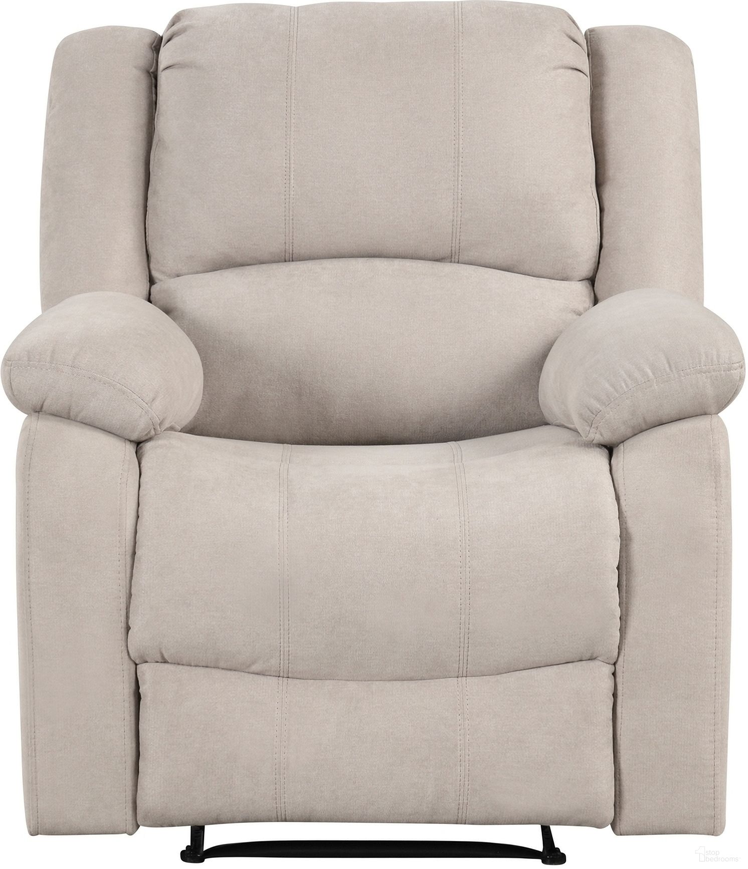 The appearance of Fairview Reclining Chair In Beige designed by Homelegance in the transitional interior design. This beige piece of furniture was selected by 1StopBedrooms from Fairview Collection to add a touch of cosiness and style into your home. Sku: 8526FTM-1. Material: Textured.