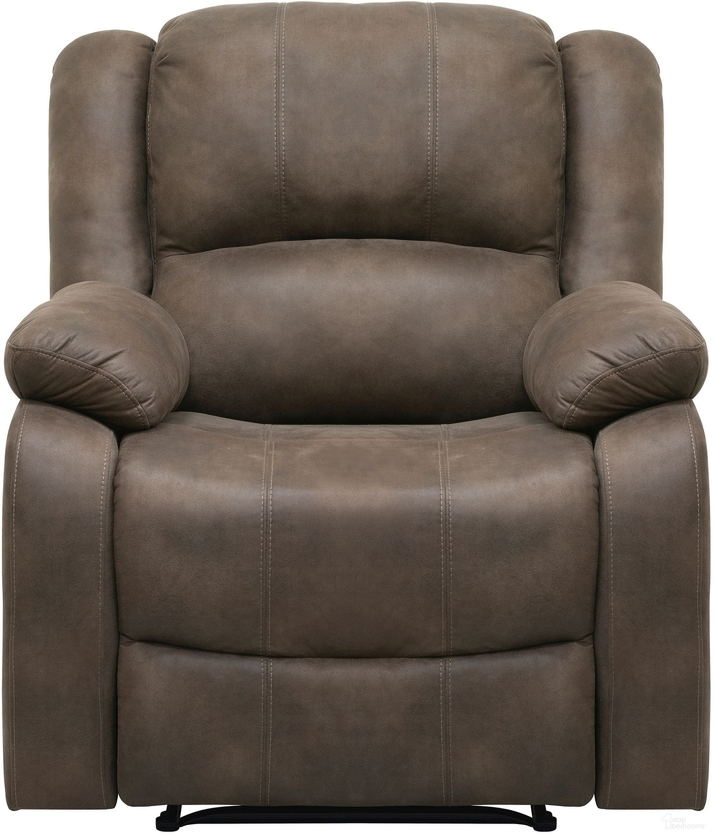 The appearance of Fairview Reclining Chair In Brown designed by Homelegance in the transitional interior design. This brown piece of furniture was selected by 1StopBedrooms from Fairview Collection to add a touch of cosiness and style into your home. Sku: 8526BR-1. Material: Microfiber.
