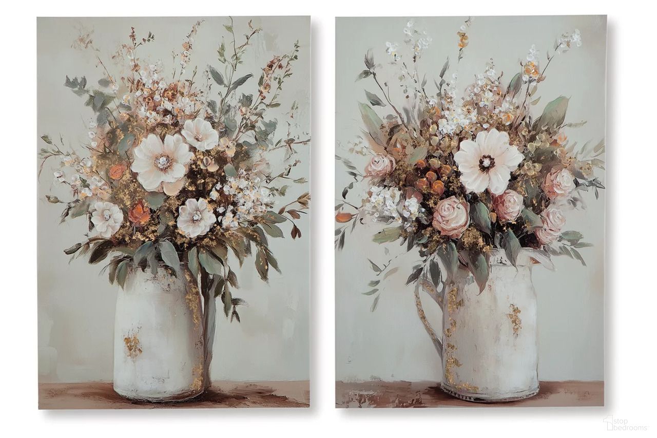 The appearance of Faisaldon Wall Art Set of 2 In Multi designed by Signature Design by Ashley in the transitional interior design. This multi piece of furniture  was selected by 1StopBedrooms from Faisaldon Collection to add a touch of cosiness and style into your home. Sku: A8000476.