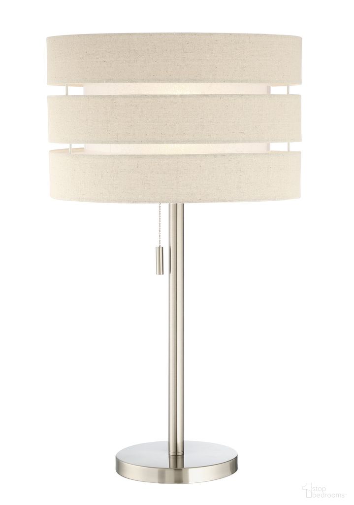 Falan Table Lamp In Nickel