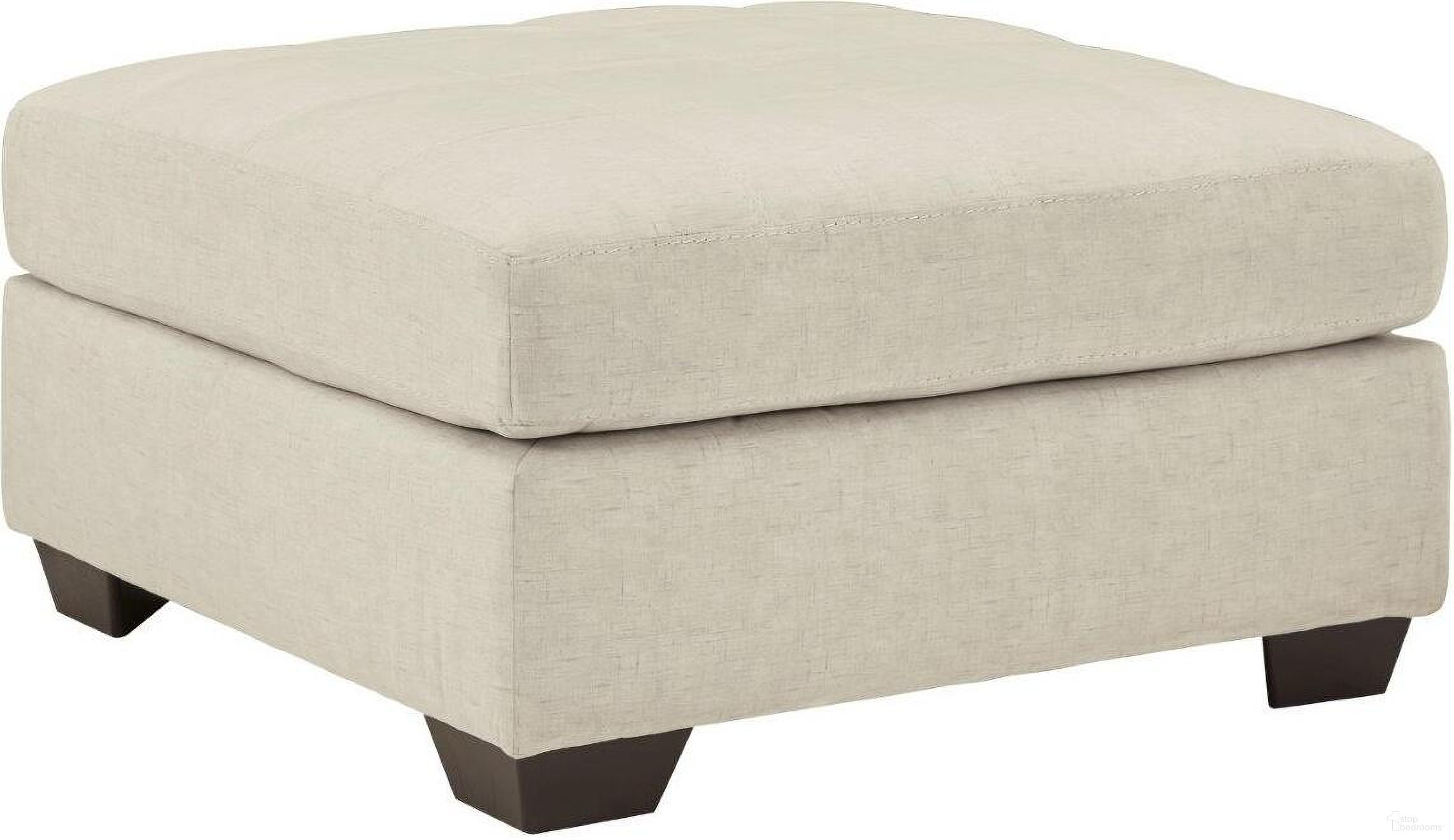 The appearance of Falkirk Parchment Oversized Accent Ottoman designed by Signature Design by Ashley in the modern / contemporary interior design. This beige piece of furniture was selected by 1StopBedrooms from Falkirk Collection to add a touch of cosiness and style into your home. Sku: 8080608. Material: Fabric.