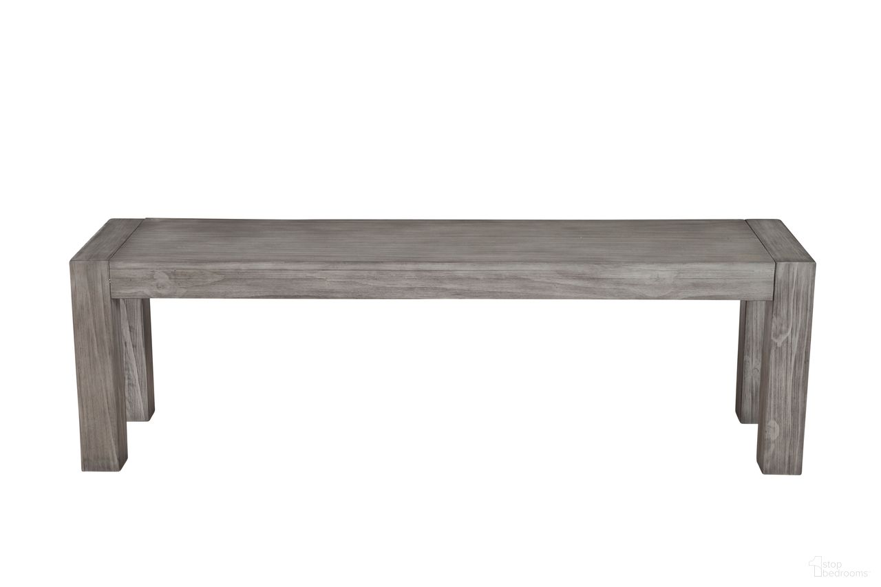 The appearance of Fallon Bench In Grey and Black designed by Alpine in the modern / contemporary interior design. This grey/black piece of furniture  was selected by 1StopBedrooms from Fallon Collection to add a touch of cosiness and style into your home. Sku: 3394-03. Material: Solid Pine.