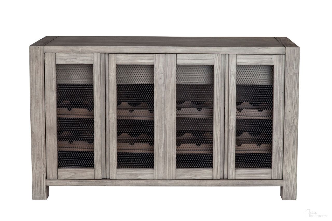The appearance of Fallon Sideboard In Grey and Black designed by Alpine in the modern / contemporary interior design. This grey/black piece of furniture  was selected by 1StopBedrooms from Fallon Collection to add a touch of cosiness and style into your home. Sku: 3394-04. Material: Solid Pine.
