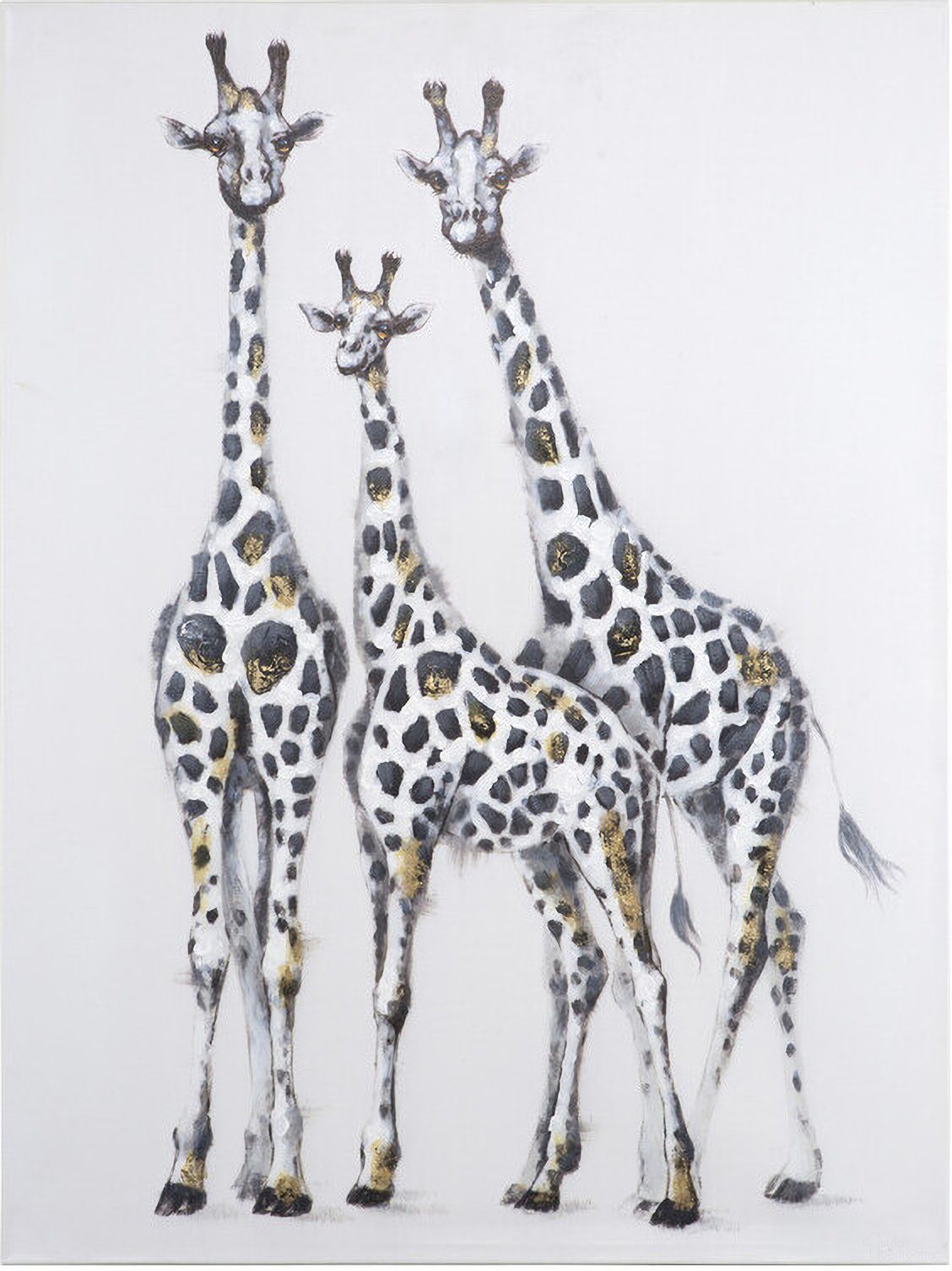 Family With Spots Wall Art In Black