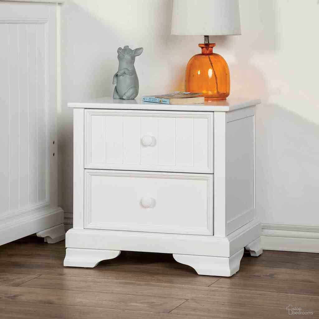 Fanton Nightstand In White