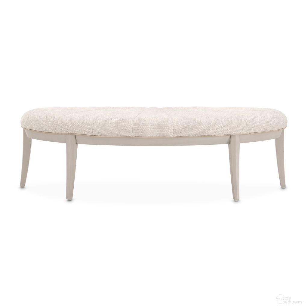 The appearance of Fantosini Bed Bench In Silver Mist designed by Michael Amini in the modern / contemporary interior design. This silver mist piece of furniture was selected by 1StopBedrooms from Fantosini Collection to add a touch of cosiness and style into your home. Sku: 9091904-823. Material: Solid Wood.