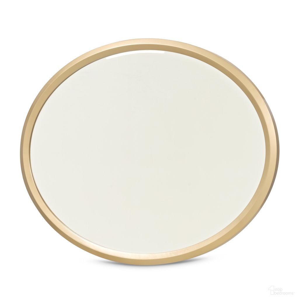 The appearance of Fantosini Wall Mirror In Gold designed by Michael Amini in the modern / contemporary interior design. This gold piece of furniture was selected by 1StopBedrooms from Fantosini Collection to add a touch of cosiness and style into your home. Sku: 9091260-836. Material: Resin.