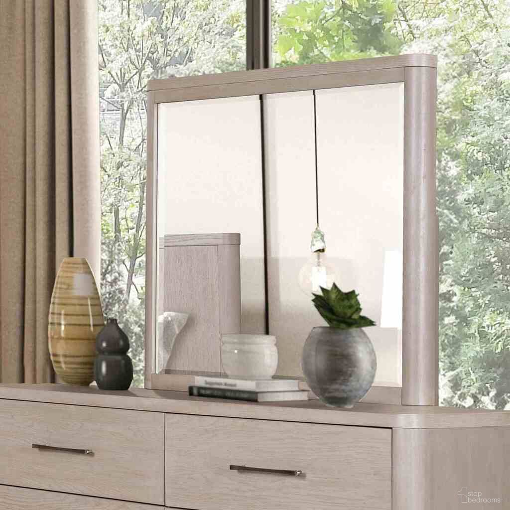 The appearance of Fareham Mirror In Oak designed by Furniture of America in the modern / contemporary interior design. This oak piece of furniture  was selected by 1StopBedrooms from Fareham Collection to add a touch of cosiness and style into your home. Sku: FM79013AK-M. Material: Solid Rubberwood.