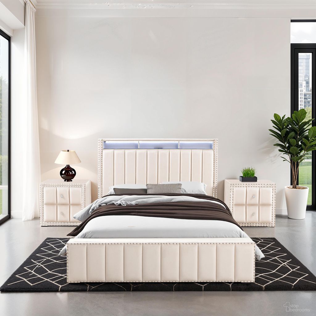 Farese Youth Bedroom Set In Beige