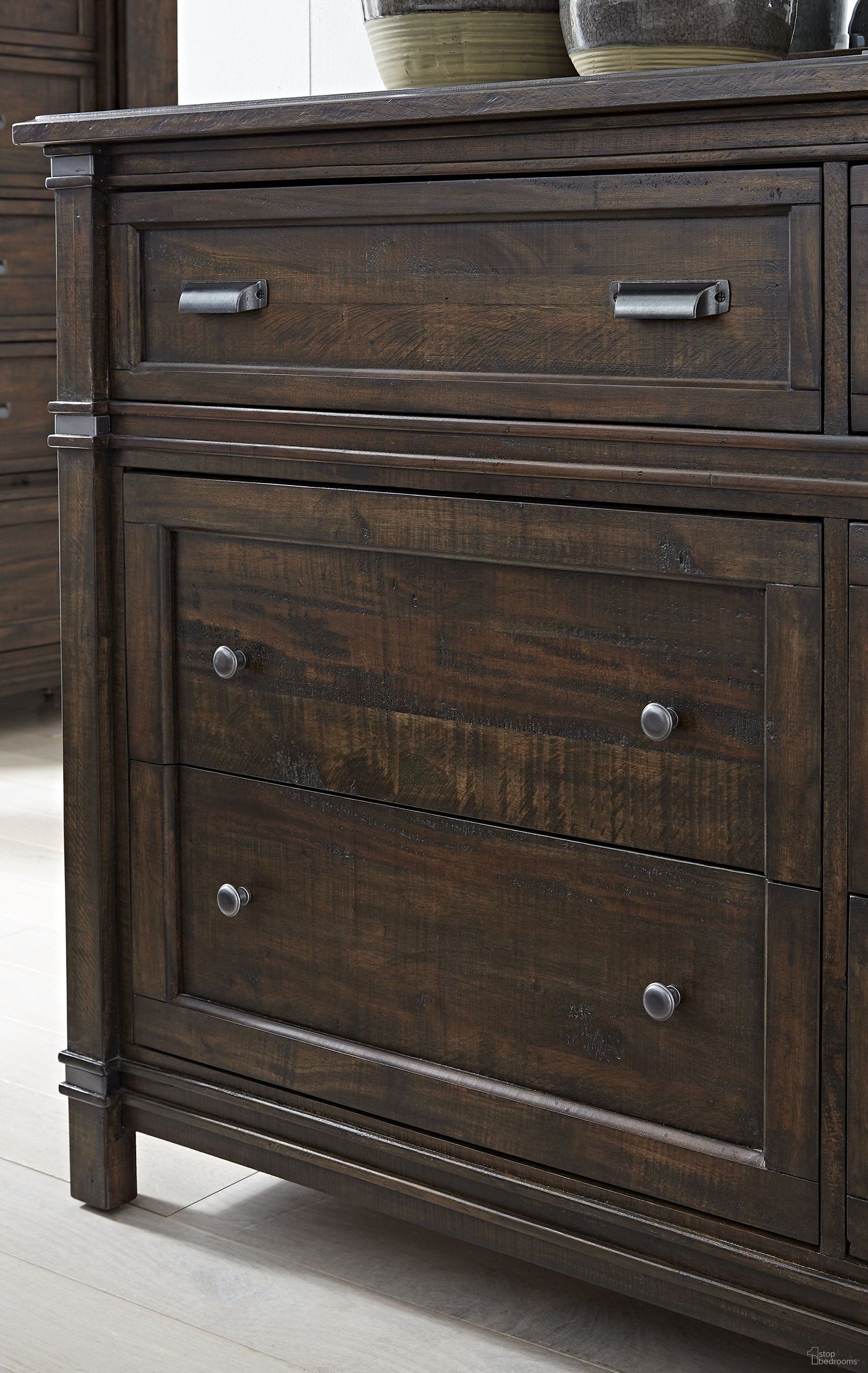 Farmwood Dresser In Whiskey Barrell by American Woodcrafters