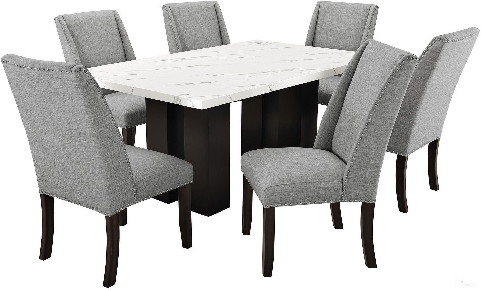 The appearance of Faust Adjustable Table In Espresso designed by New Classic in the glam interior design. This espresso piece of furniture was selected by 1StopBedrooms from Faust Collection to add a touch of cosiness and style into your home. Sku: D1221-10B;D1221-10T. Material: Wood.
