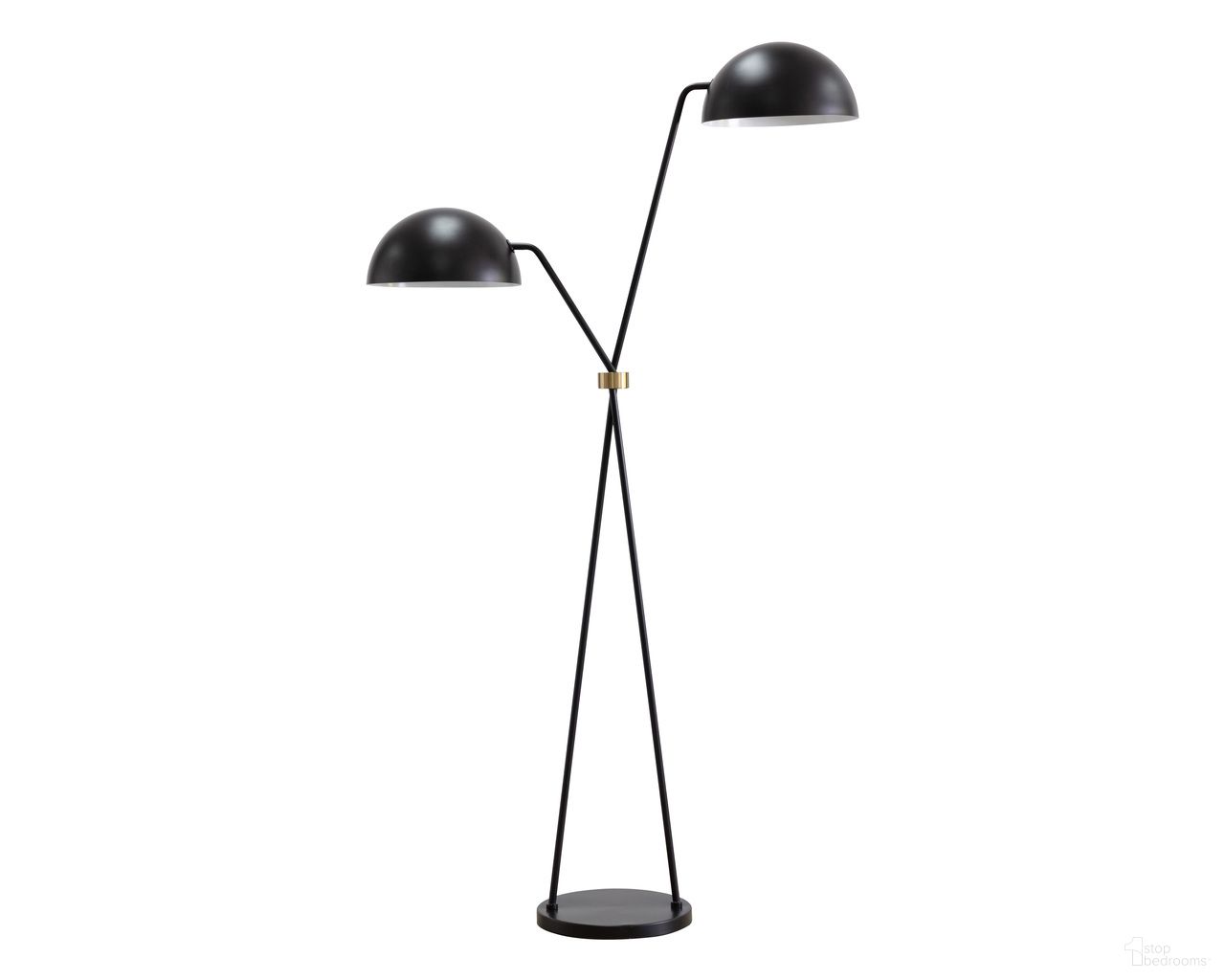Faven Floor Lamp In Black