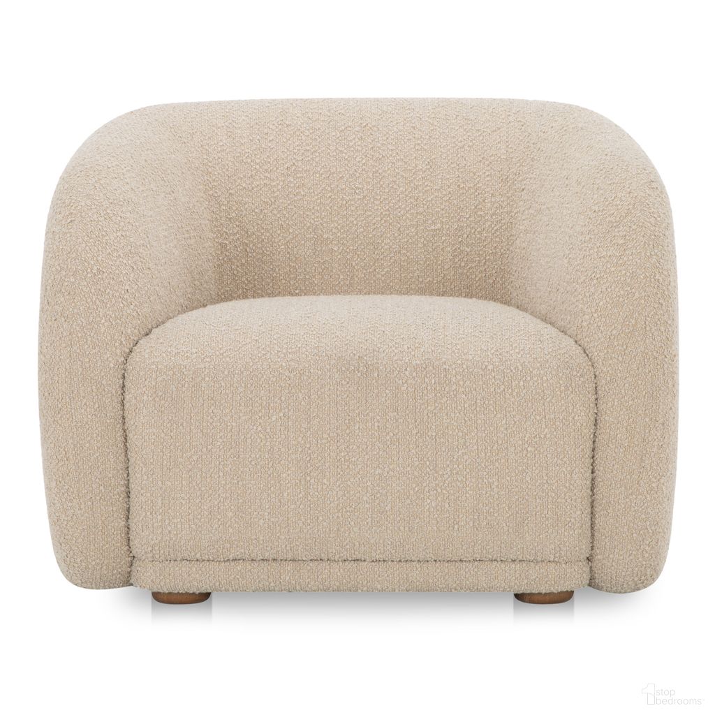 The appearance of Faye Accent Chair In Beige Boucle designed by Moes Home in the modern / contemporary interior design. This beige piece of furniture was selected by 1StopBedrooms from Faye Collection to add a touch of cosiness and style into your home. Sku: FO-1028-34. Material: Boucle.