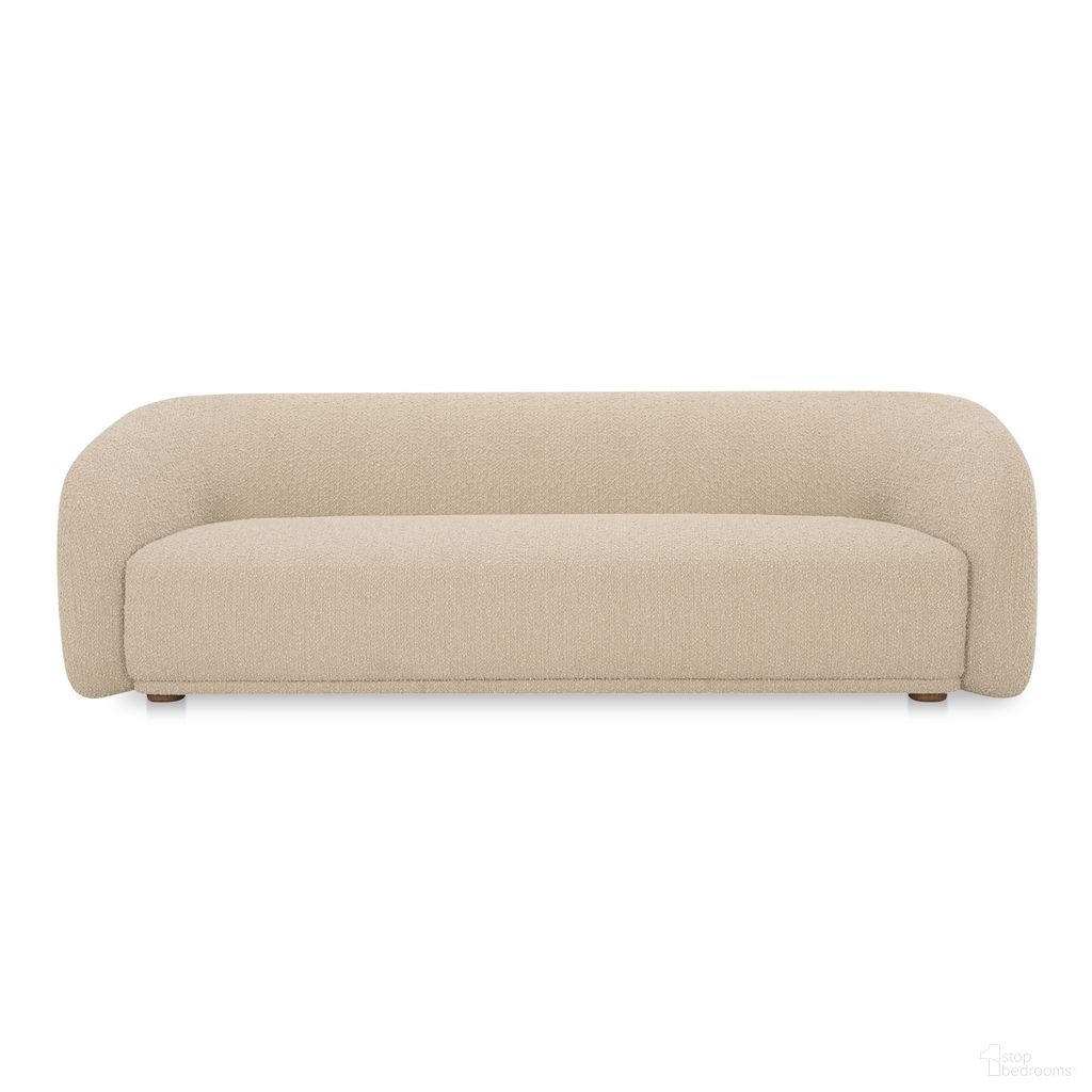 Faye Sofa In Beige Boucle