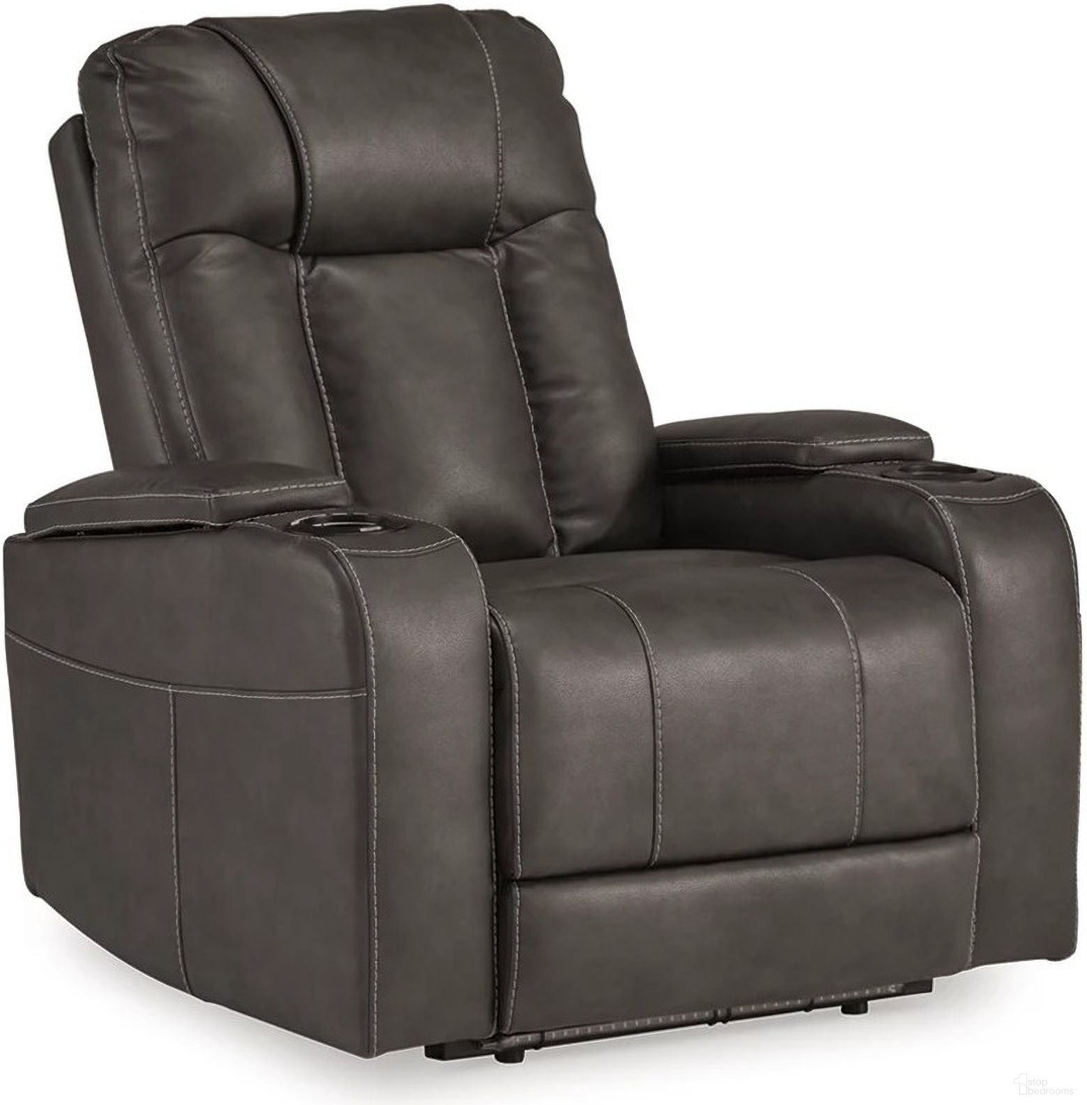 The appearance of Feazada Power Recliner In Shadow designed by Signature Design by Ashley in the modern / contemporary interior design. This shadow piece of furniture was selected by 1StopBedrooms from Feazada Collection to add a touch of cosiness and style into your home. Sku: 6620513. Material: Faux Leather.