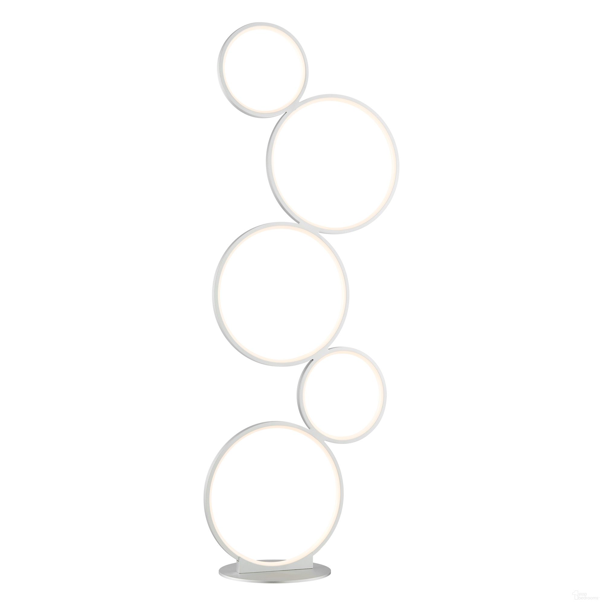 Fedora Floor Lamp In Silver