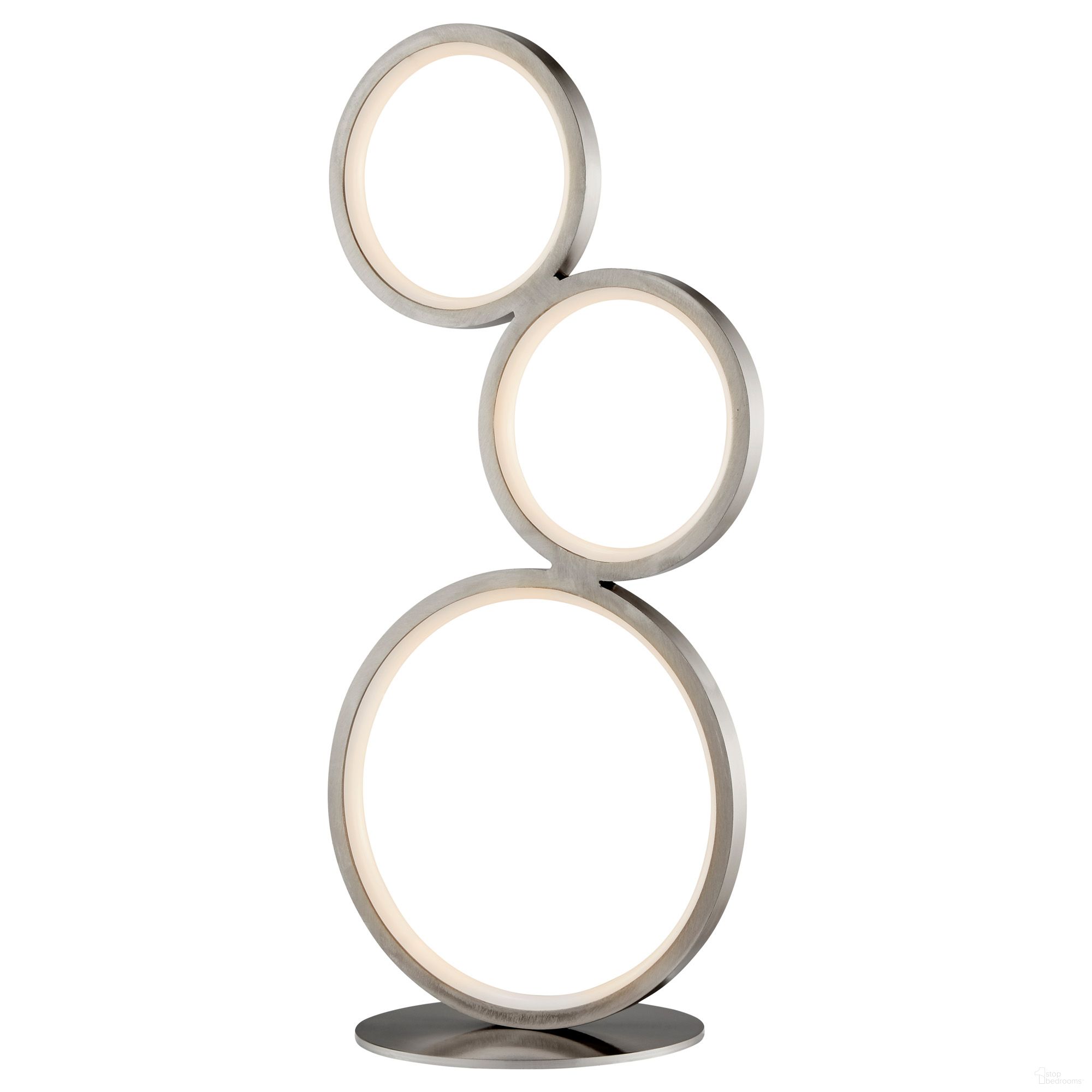 Fedora Table Lamp In Nickel