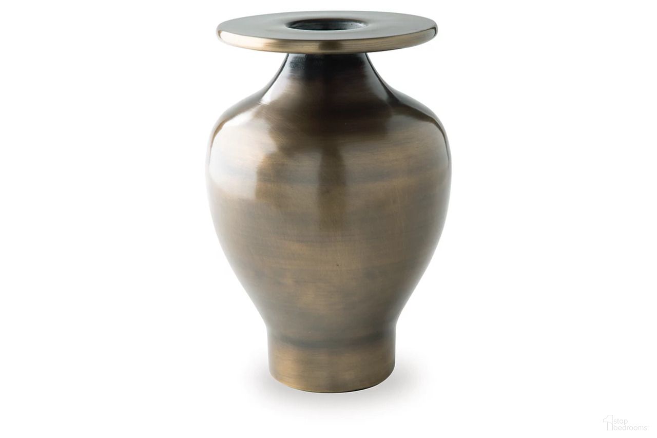 Fedorleigh Vase In Antique Brass