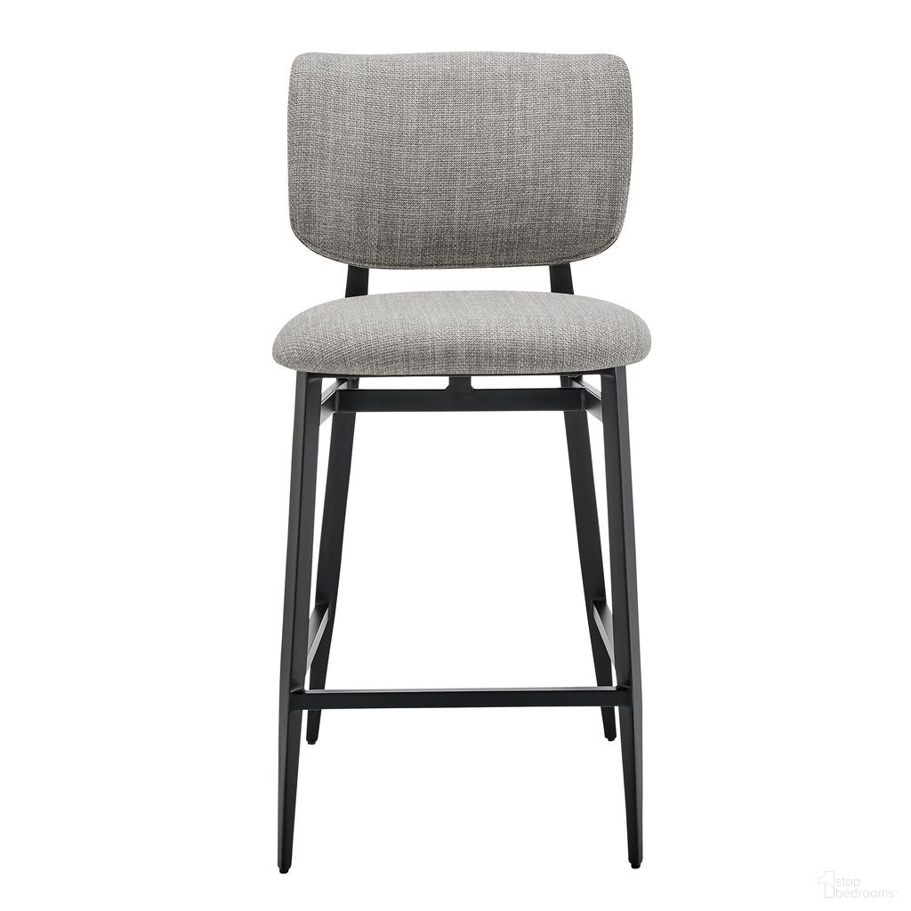 The appearance of Felipe Counter Stool In Gray designed by Euro Style in the modern / contemporary interior design. This gray piece of furniture was selected by 1StopBedrooms from Felipe Collection to add a touch of cosiness and style into your home. Sku: 30972-GRY. Material: Fabric.