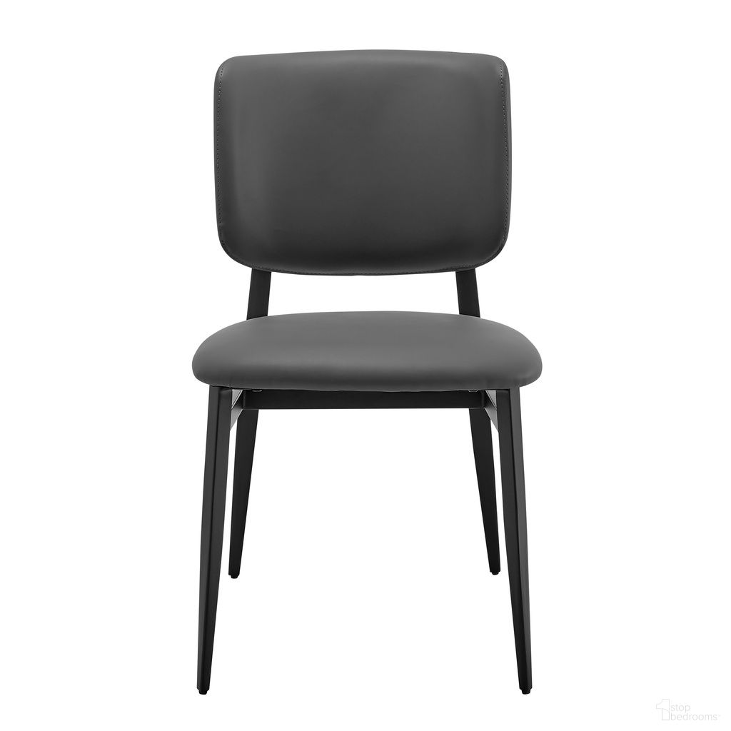 The appearance of Felipe Side Chair In Gray Leatherette designed by Euro Style in the modern / contemporary interior design. This gray leatherette piece of furniture was selected by 1StopBedrooms from Felipe Collection to add a touch of cosiness and style into your home. Sku: 30947-GRY. Material: Leather. Chair Type: Side Chair.