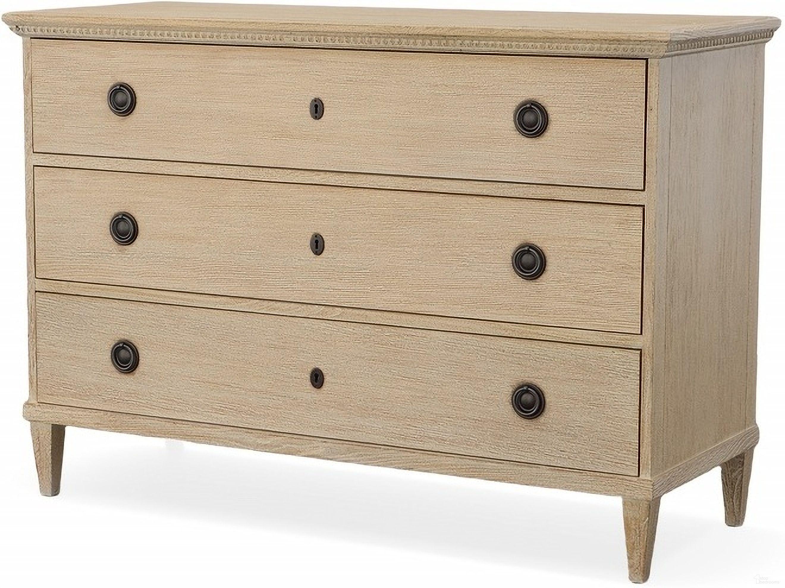 The appearance of Fenimore Chest In Bronze designed by Century Furniture in the modern / contemporary interior design. This bronze piece of furniture was selected by 1StopBedrooms from Monarch Collection to add a touch of cosiness and style into your home. Sku: MN2046. Material: Solid Oak.