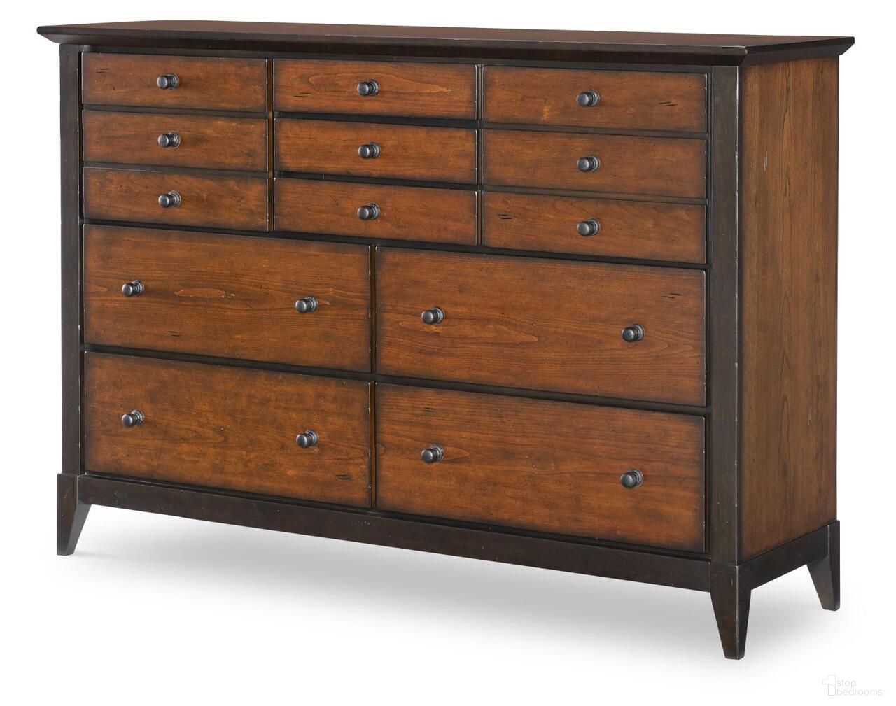 The appearance of Fenmore Dresser In Mocha and Distressed Cherry designed by Legacy Classic in the traditional interior design. This mocha and distressed cherry piece of furniture was selected by 1StopBedrooms from Fenmore Collection to add a touch of cosiness and style into your home. Sku: 4130-1200. Material: Poplar Solid.