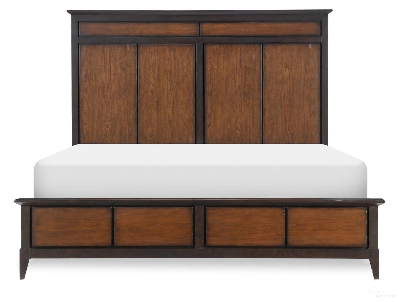 The appearance of Fenmore Complete Queen Panel Bed In Mocha and Distressed Cherry designed by Legacy Classic in the traditional interior design. This mocha and distressed cherry piece of furniture  was selected by 1StopBedrooms from Fenmore Collection to add a touch of cosiness and style into your home. Sku: 4130-4105;4130-4115;4130-4901. Bed Type: Panel Bed. Bed Size: Queen. Material: Poplar Solid.