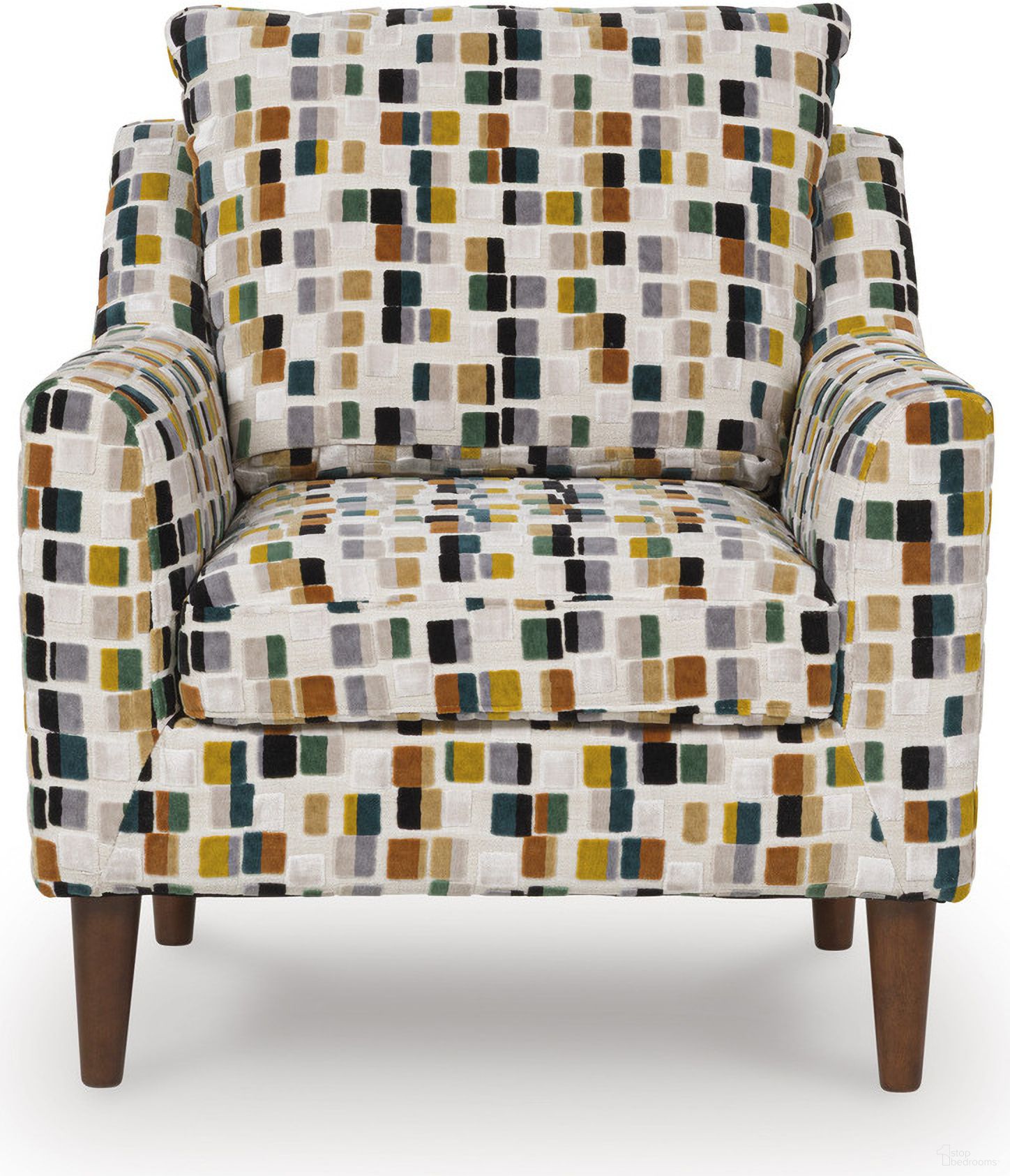 The appearance of Fenna Accent Chair In Multi designed by Signature Design by Ashley in the modern / contemporary interior design. This multi piece of furniture was selected by 1StopBedrooms from Fenna Collection to add a touch of cosiness and style into your home. Sku: A3000749.