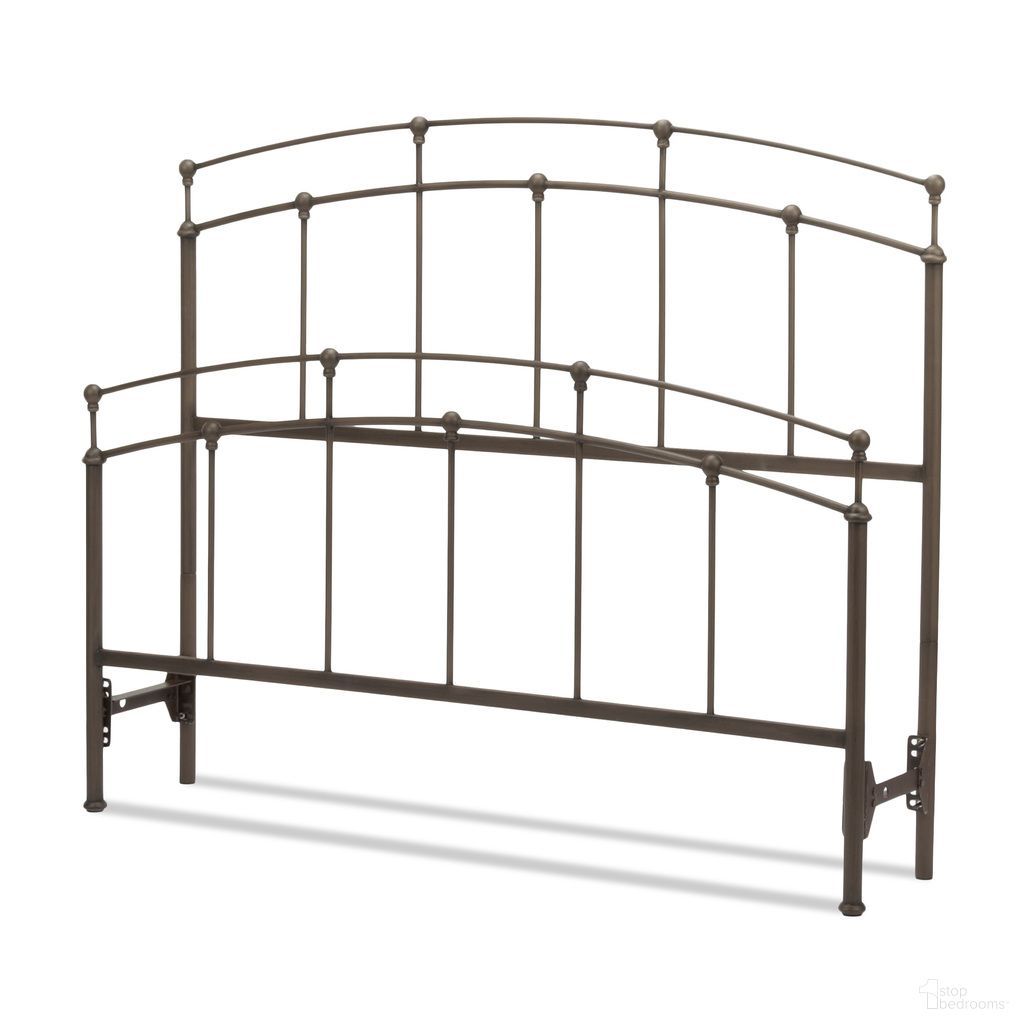 The appearance of Fenton King Headboard and Footboard In Black Walnut designed by Fashion Bed Group in the transitional interior design. This black walnut piece of furniture  was selected by 1StopBedrooms from Fenton Collection to add a touch of cosiness and style into your home. Sku: B40756. Material: Steel. Bed Size: King.