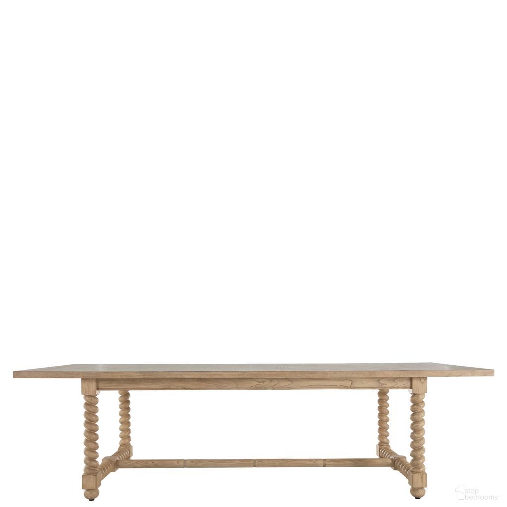 Ferdinand 84 Inch Dining Table In Light Blonde