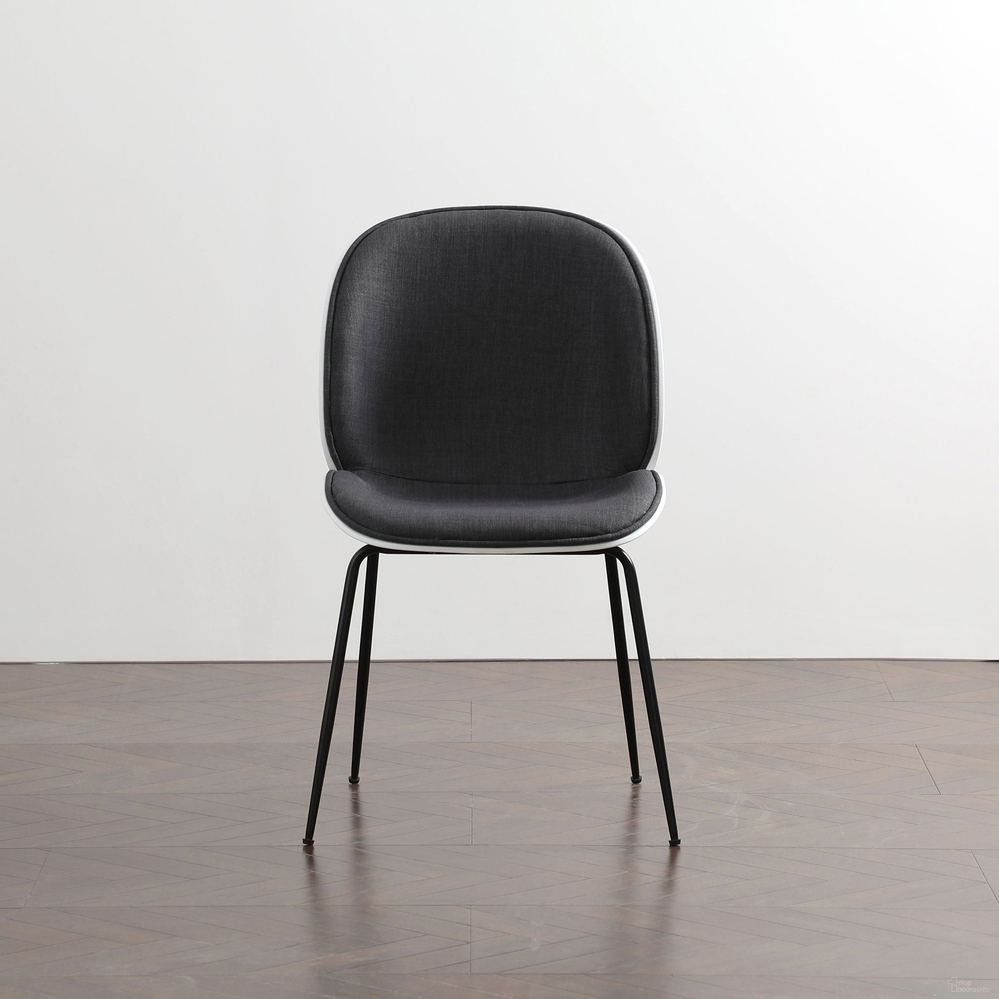 The appearance of Ferdinand Fabric Side Chair Set of 2 In White and Grey designed by Aeon in the modern / contemporary interior design. This white and grey piece of furniture  was selected by 1StopBedrooms from Biza Collection to add a touch of cosiness and style into your home. Sku: AE8602-Wht-Grey. Material: Wood. Chair Type: Side Chair.