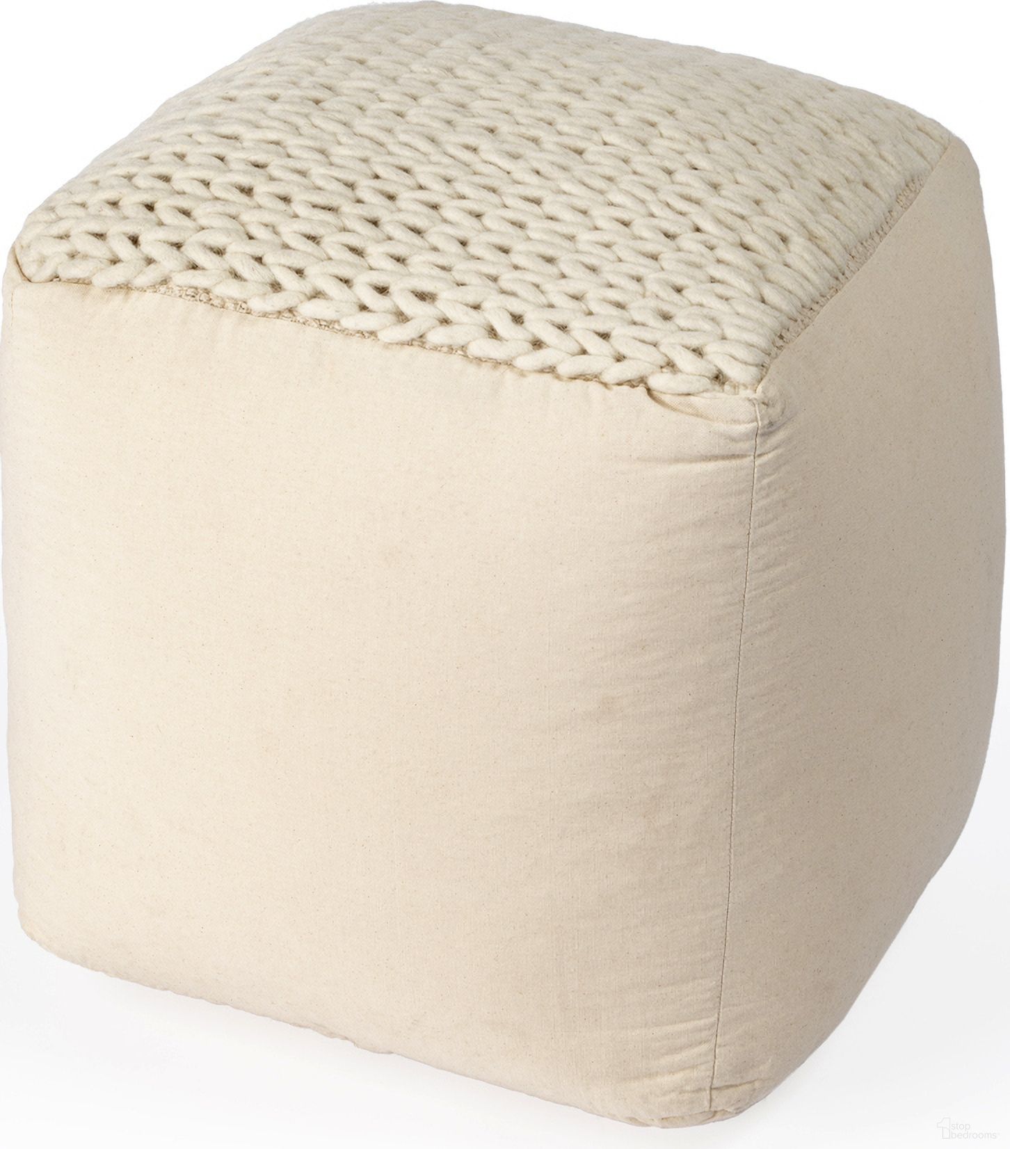 The appearance of Fernandos 20 Inch Woven Pouffe In Cream and Ivory designed by Butler Specialty Company in the modern / contemporary interior design. This ivory and cream piece of furniture was selected by 1StopBedrooms from Fernandos Collection to add a touch of cosiness and style into your home. Sku: 5705984. Material: Cotton.