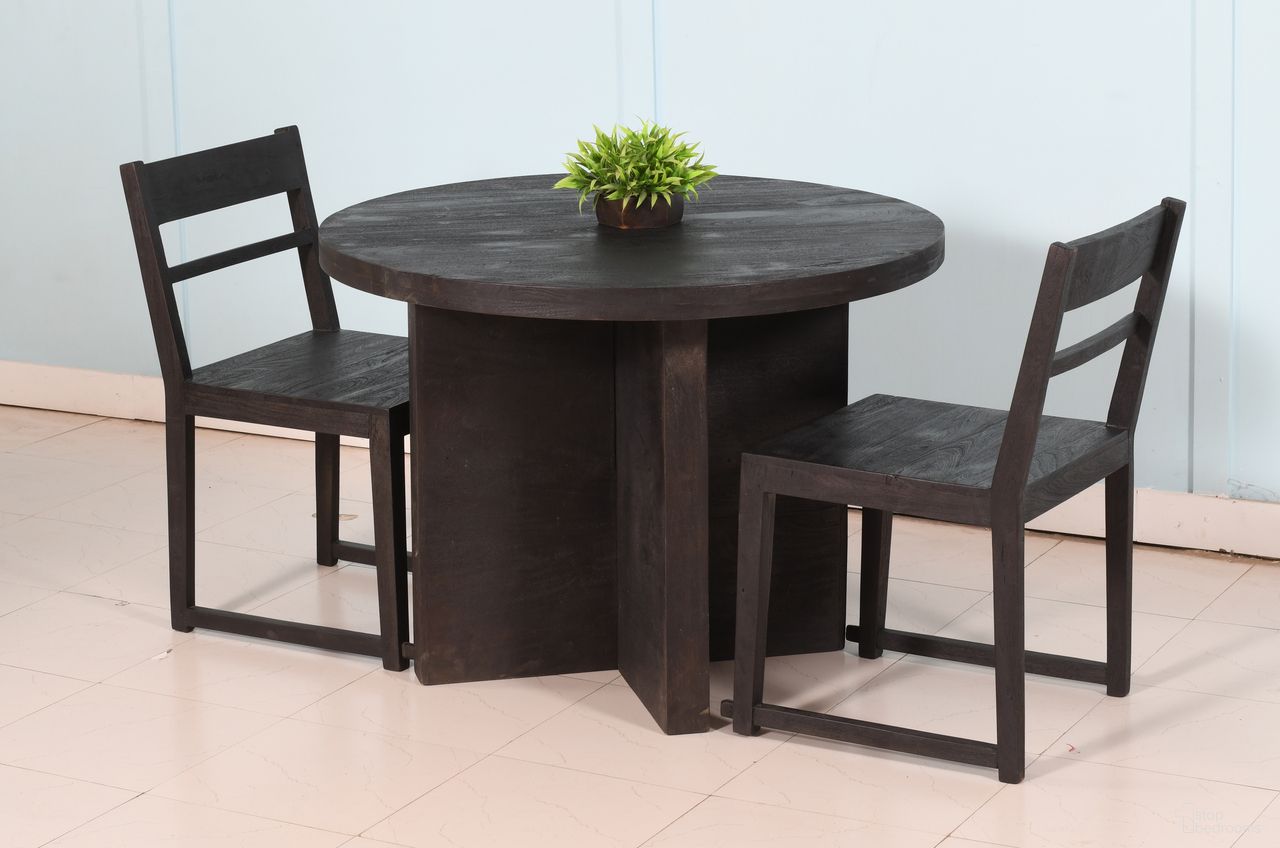 Fernious Dining Room Set In Dark Gray