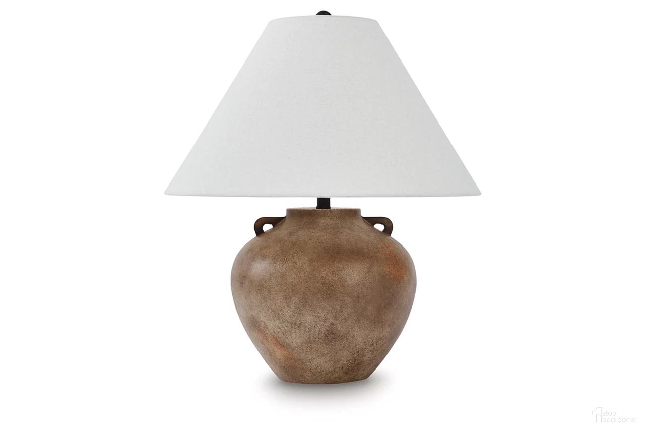 Ferrilby polyresin Table Lamp In Antique Beige