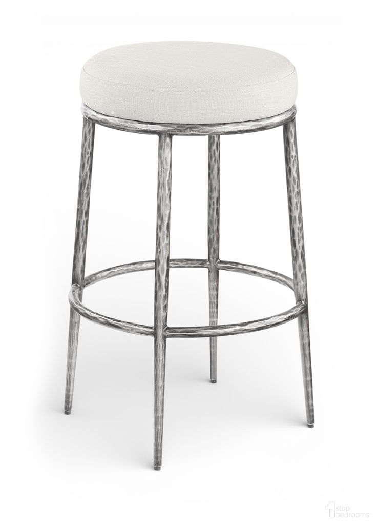 The appearance of Ferro Performance Fabric Upholstered Bar Stool In Cream designed by Meridian in the modern / contemporary interior design. This cream piece of furniture was selected by 1StopBedrooms from Ferro Collection to add a touch of cosiness and style into your home. Sku: 77083Cream-C. Material: Fabric.