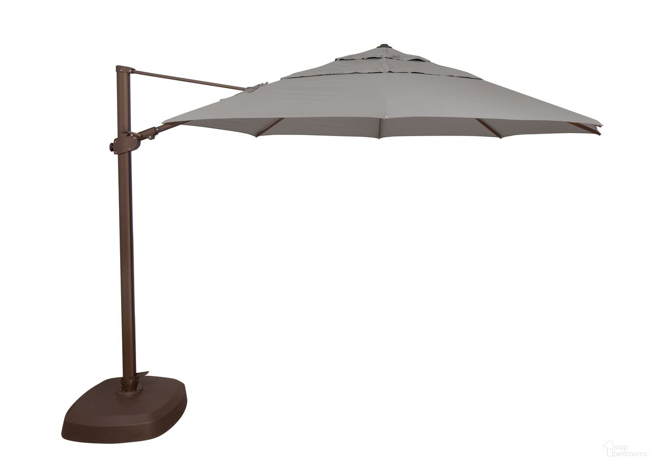 Fiji 11.5' Octagon Umbrella In Cast Silver