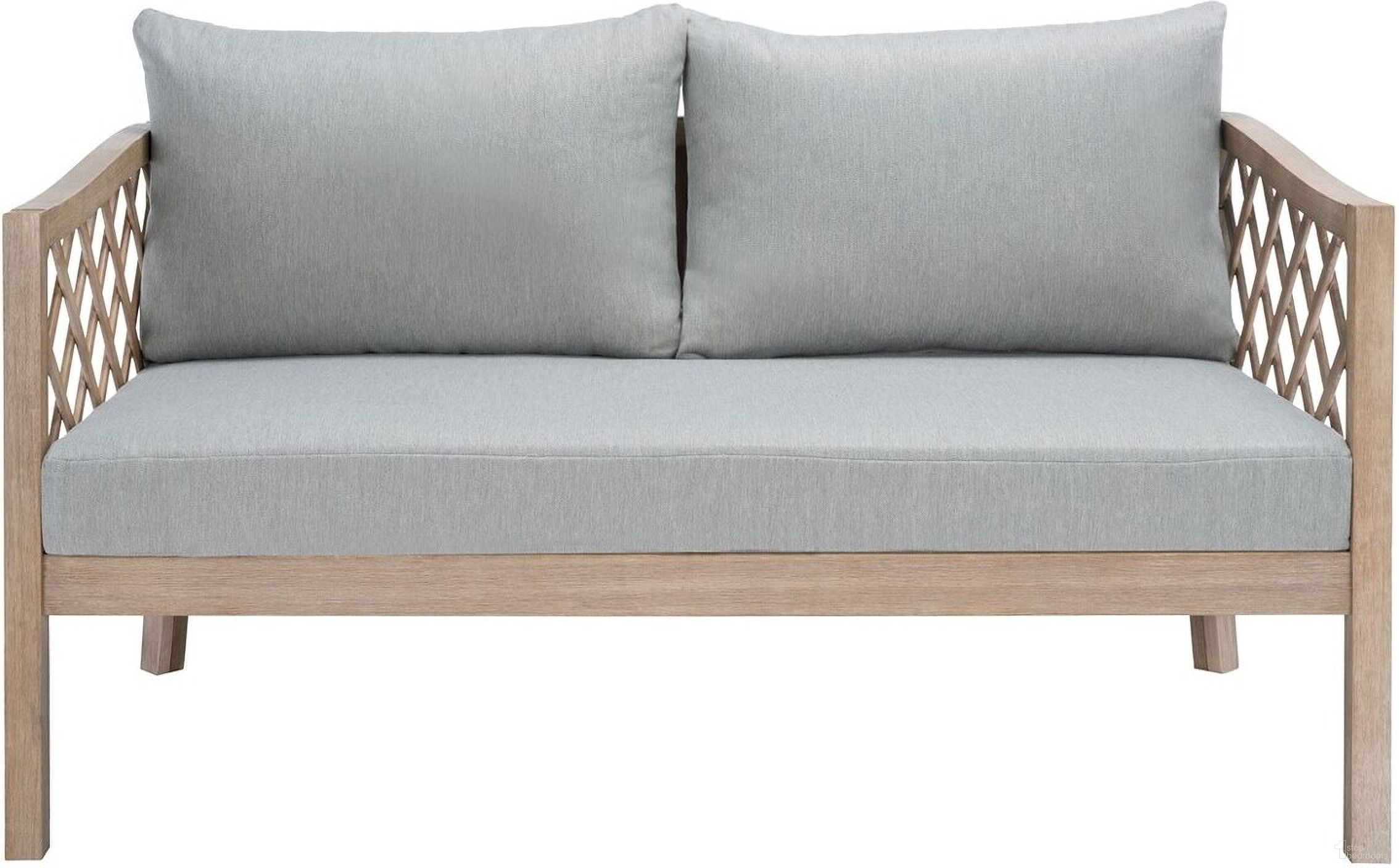 The appearance of Fiji Rope Patio Sofa In Dark Brown And Beige designed by Safavieh Couture in the modern / contemporary interior design. This brown and beige piece of furniture was selected by 1StopBedrooms from Fiji Collection to add a touch of cosiness and style into your home. Sku: CPT1037A. Material: Wood.