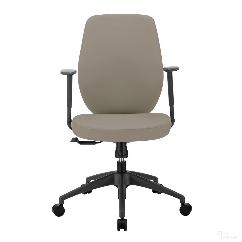 Filip Low Back Office Chair In Light Gray