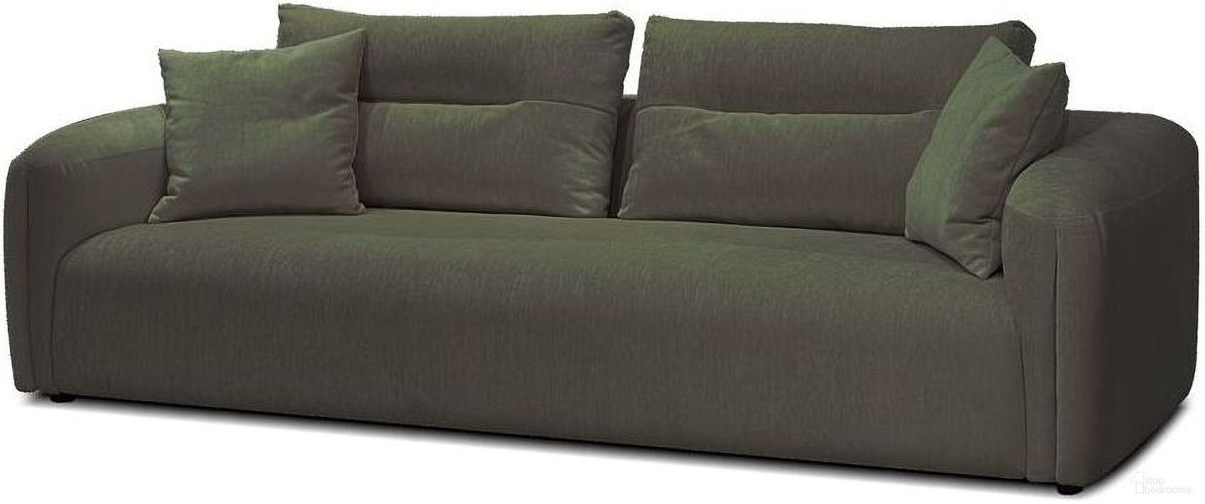 The appearance of Filo Sofa In Thyme Green designed by Mobital in the modern / contemporary interior design. This thyme green piece of furniture was selected by 1StopBedrooms from Filo Collection to add a touch of cosiness and style into your home. Sku: SOF-FILO-THYM-. Material: Polyester.